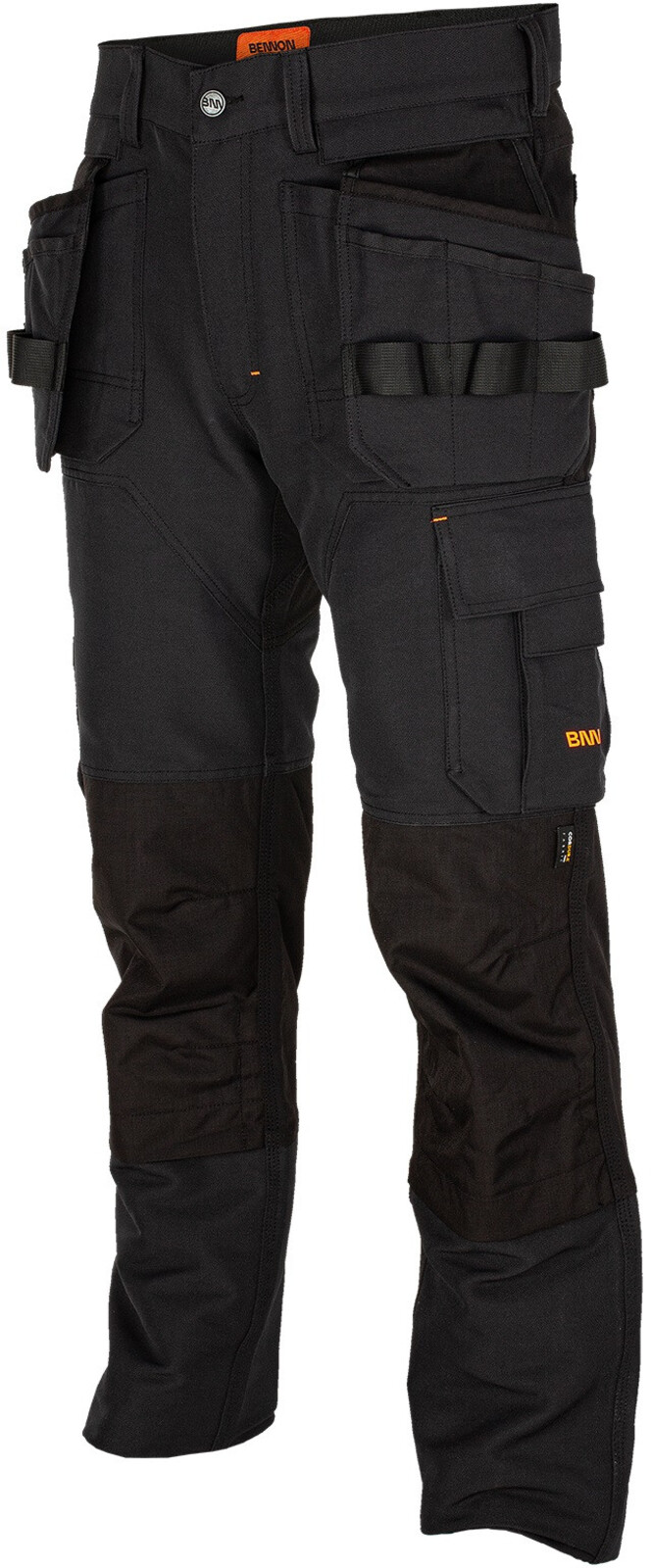 Pánské odolné strečové pracovné nohavice Bennon Erebos - veľkosť: 52, farba: čierna