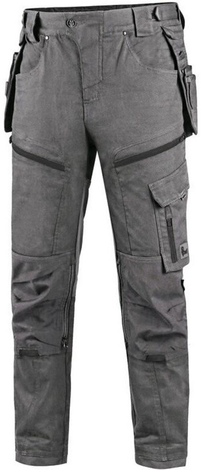 Pánske pracovné nohavice CXS Leonis - veľkosť: 58, farba: sivá