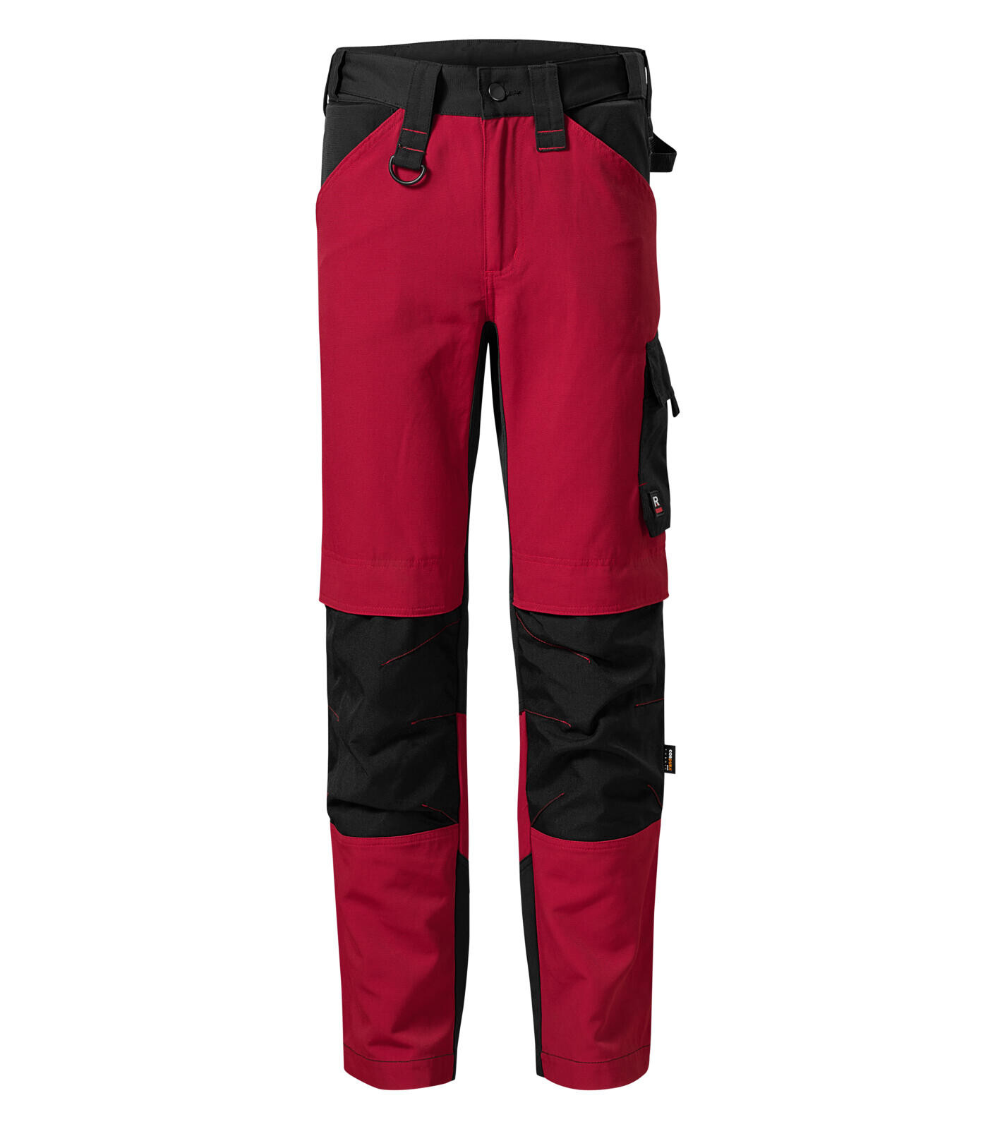 Pánske pracovné nohavice Rimeck Vertex W07 - veľkosť: 56 predĺžené, farba: červená/čierna