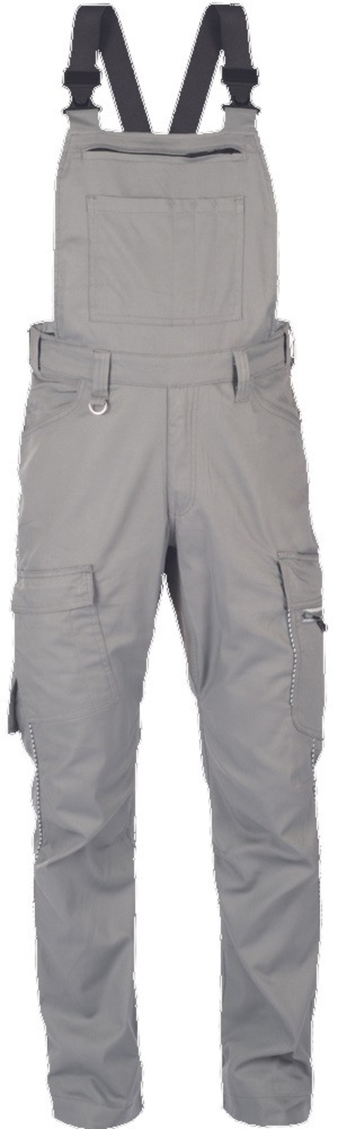 Pánske pracovné nohavice s náprsenkou Cerva Taurus Litz GRS - veľkosť: 60, farba: sivá