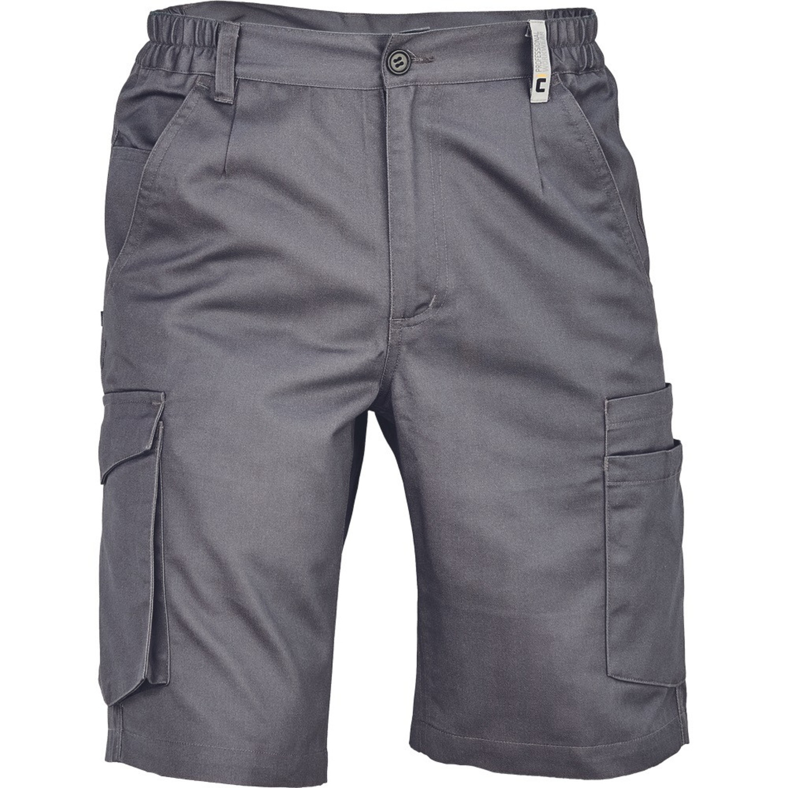 Pánske pracovné šortky Cerva Ciudades Basic Gijon - veľkosť: 54, farba: sivá