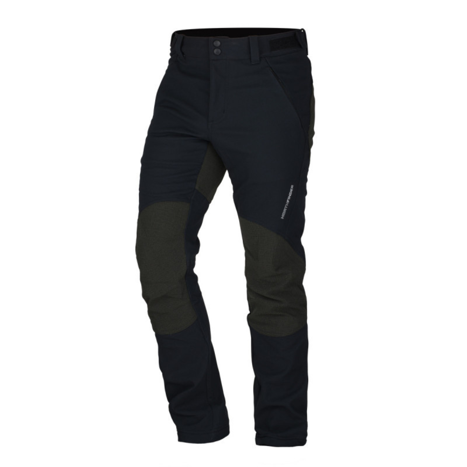 Pánske softshellové nohavice Northfinder Troy - veľkosť: M, farba: čierna