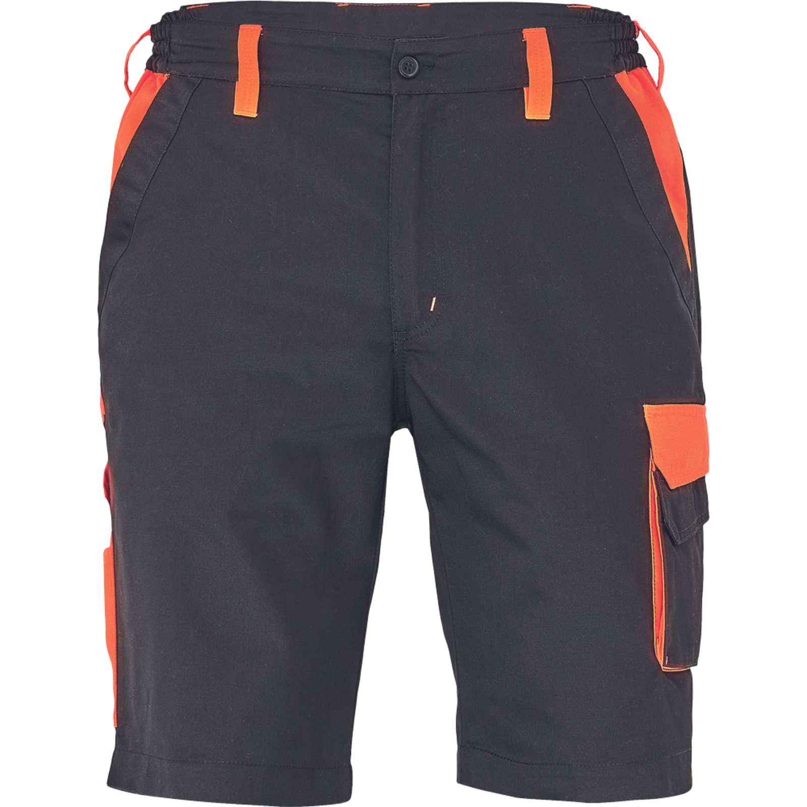 Pánske šortky Cerva Max Vivo - veľkosť: 62, farba: čierna/oranžová