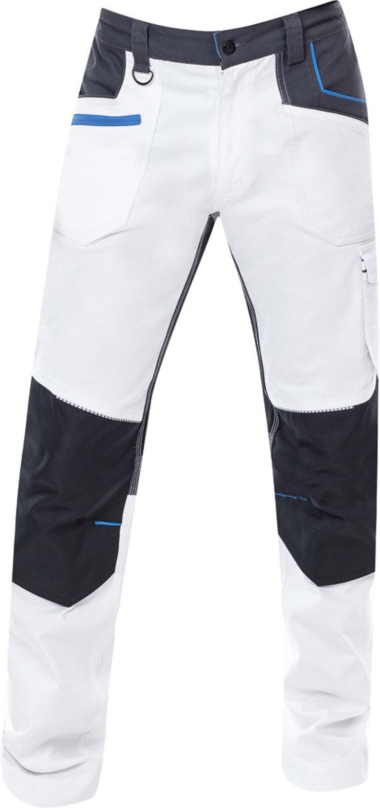 Pánske strečové montérkové nohavice Ardon 4Xstretch - veľkosť: 46, farba: biela