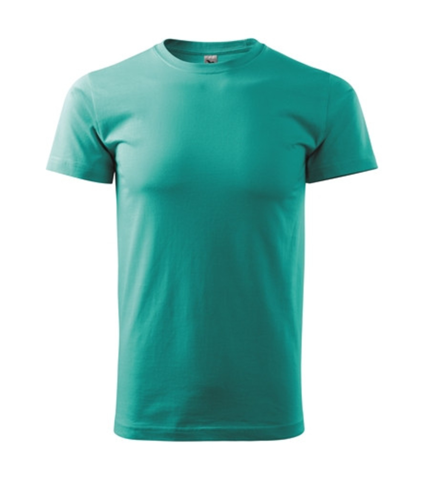 Pánske tričko Malfini Basic 129 - veľkosť: XS, farba: zelená smaragdová