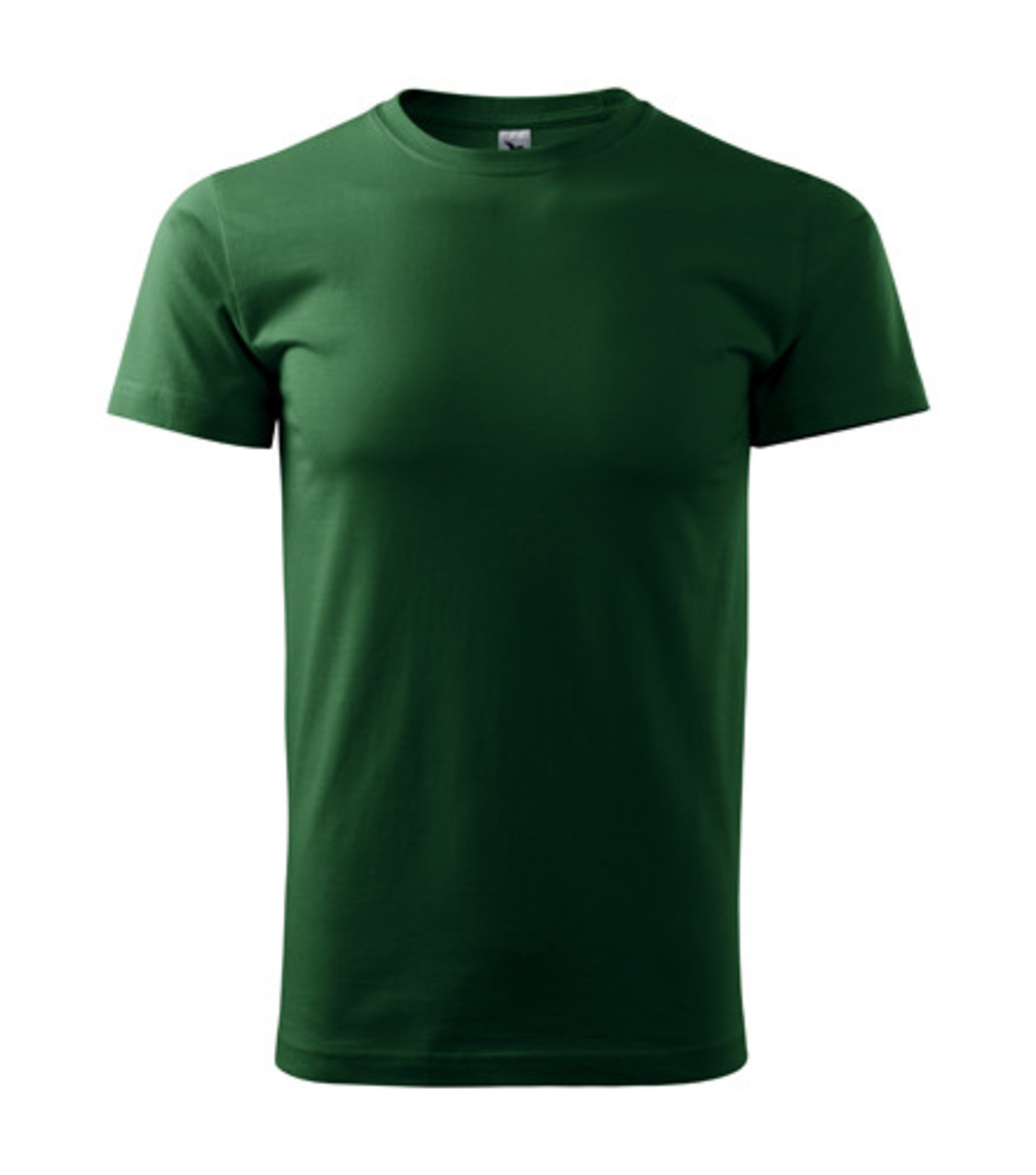 Pánske tričko Malfini Basic 129 - veľkosť: XS, farba: fľašková zelená