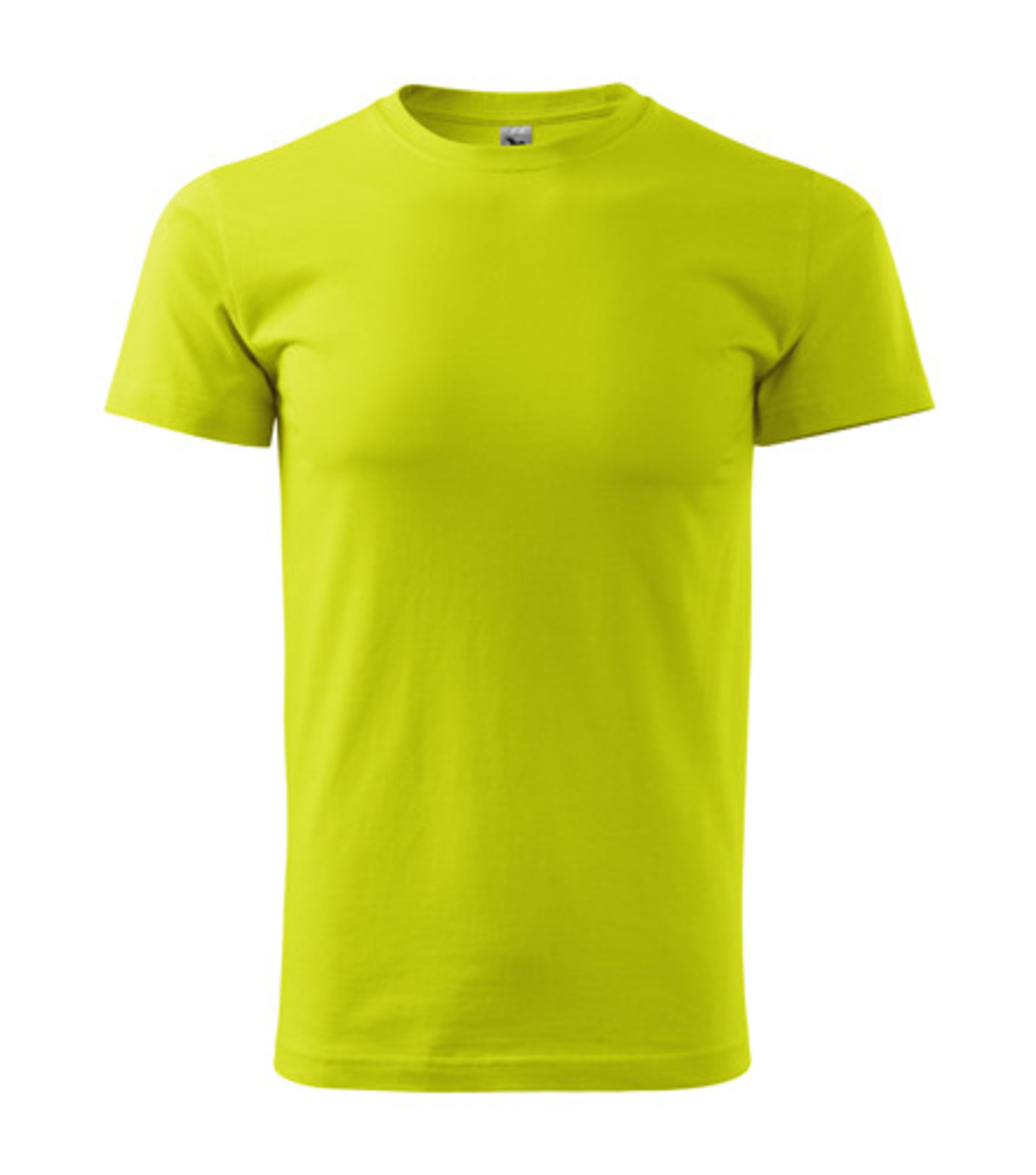 Pánske tričko Malfini Basic 129 - veľkosť: 4XL, farba: limetková