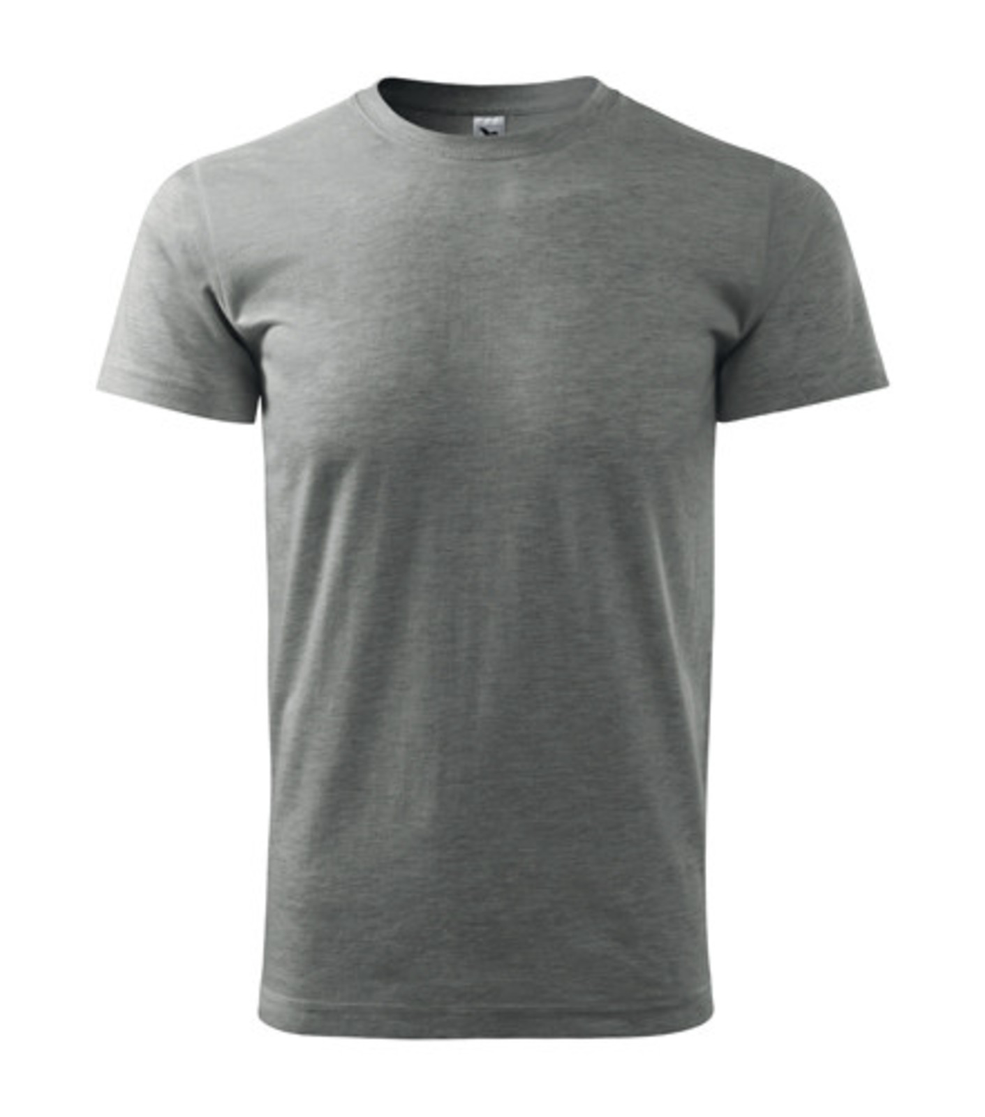 Pánske tričko Malfini Basic 129 - veľkosť: XXL, farba: tmavosivý melír