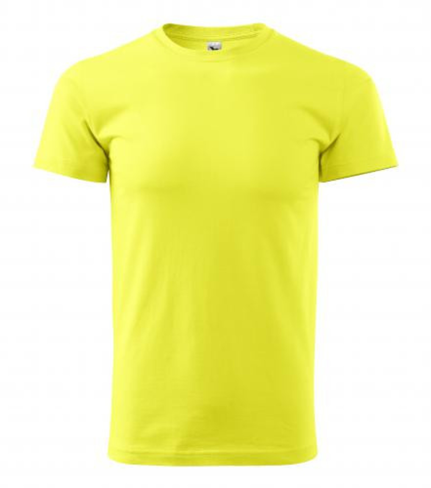 Pánske tričko Malfini Basic 129 - veľkosť: S, farba: citrónová