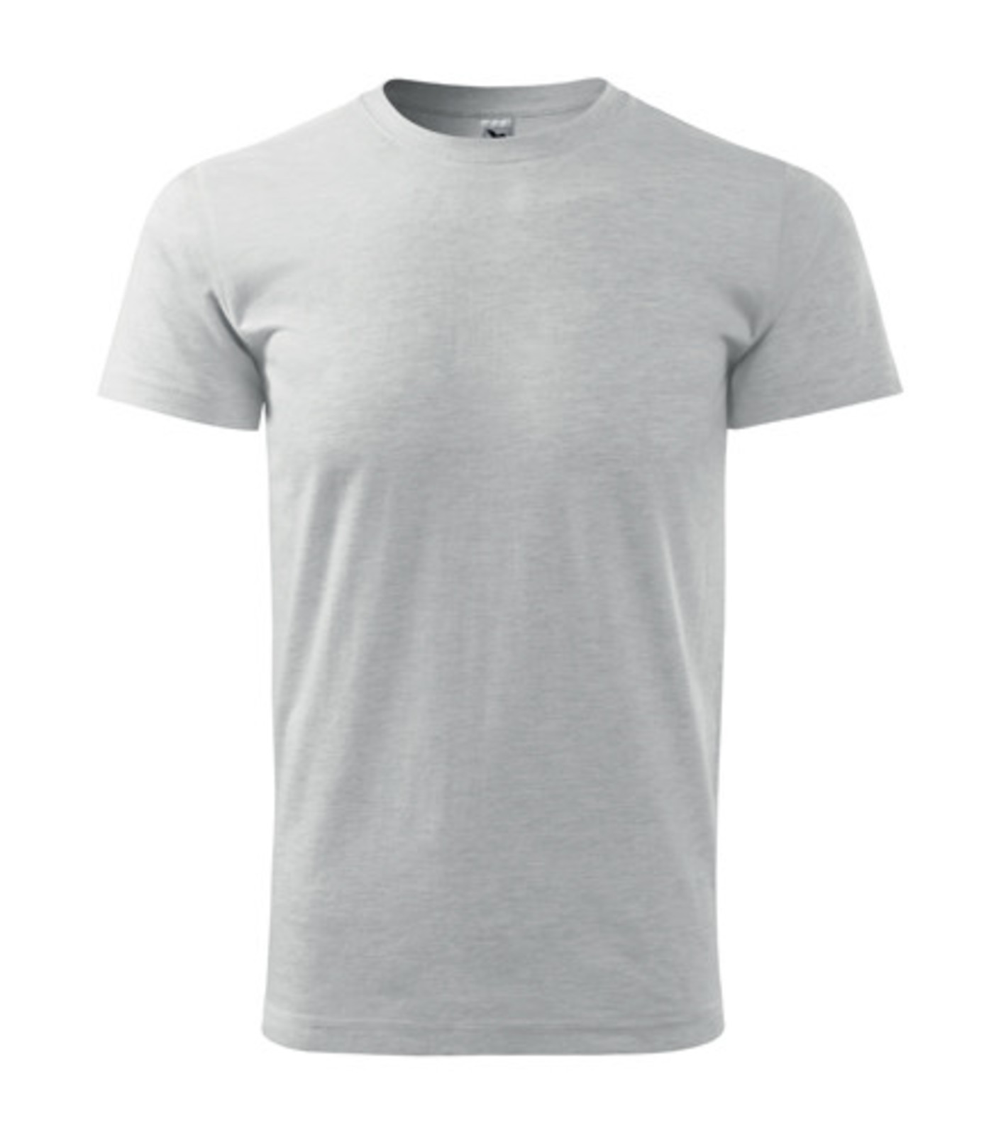 Pánske tričko Malfini Basic 129 - veľkosť: M, farba: svetlosivý melír