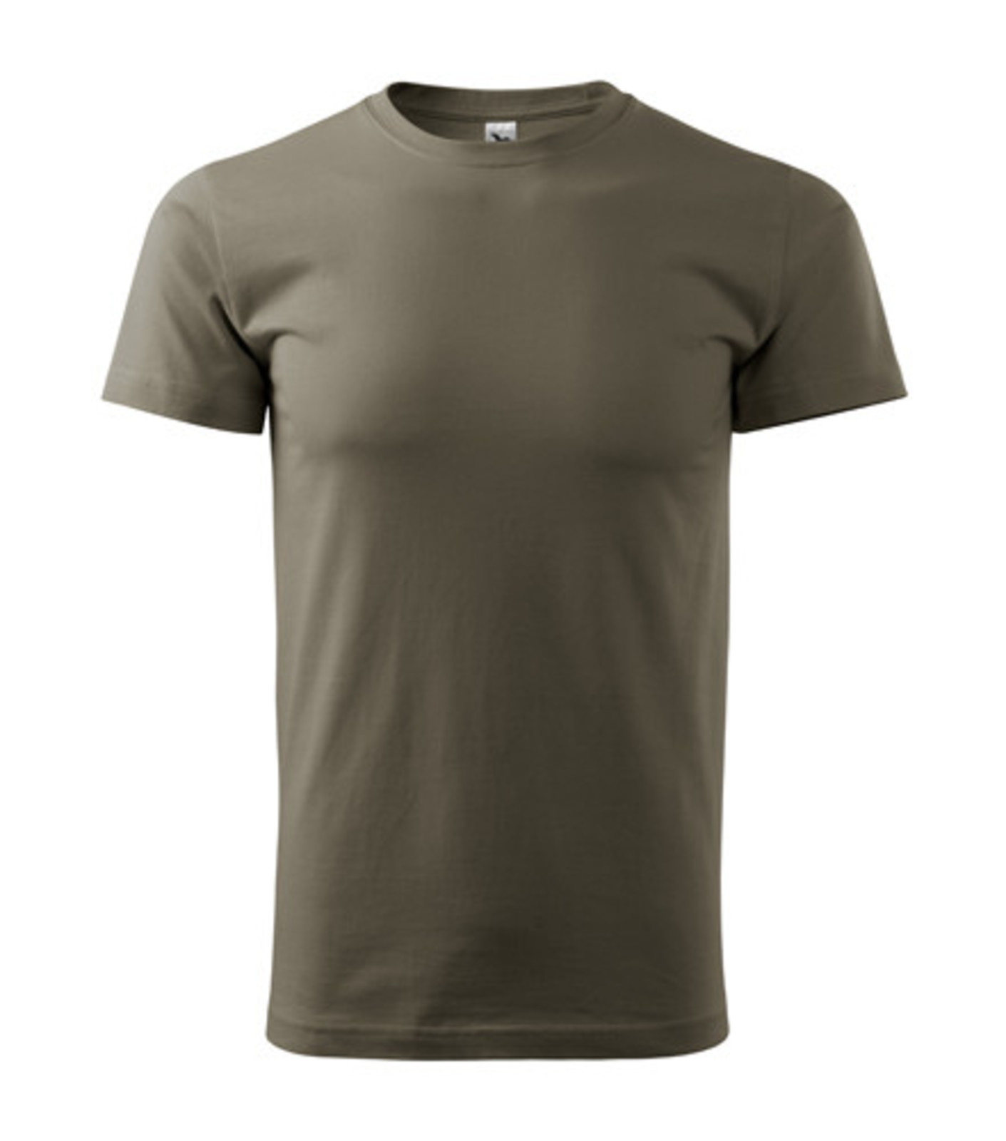 Pánske tričko Malfini Basic 129 - veľkosť: M, farba: army