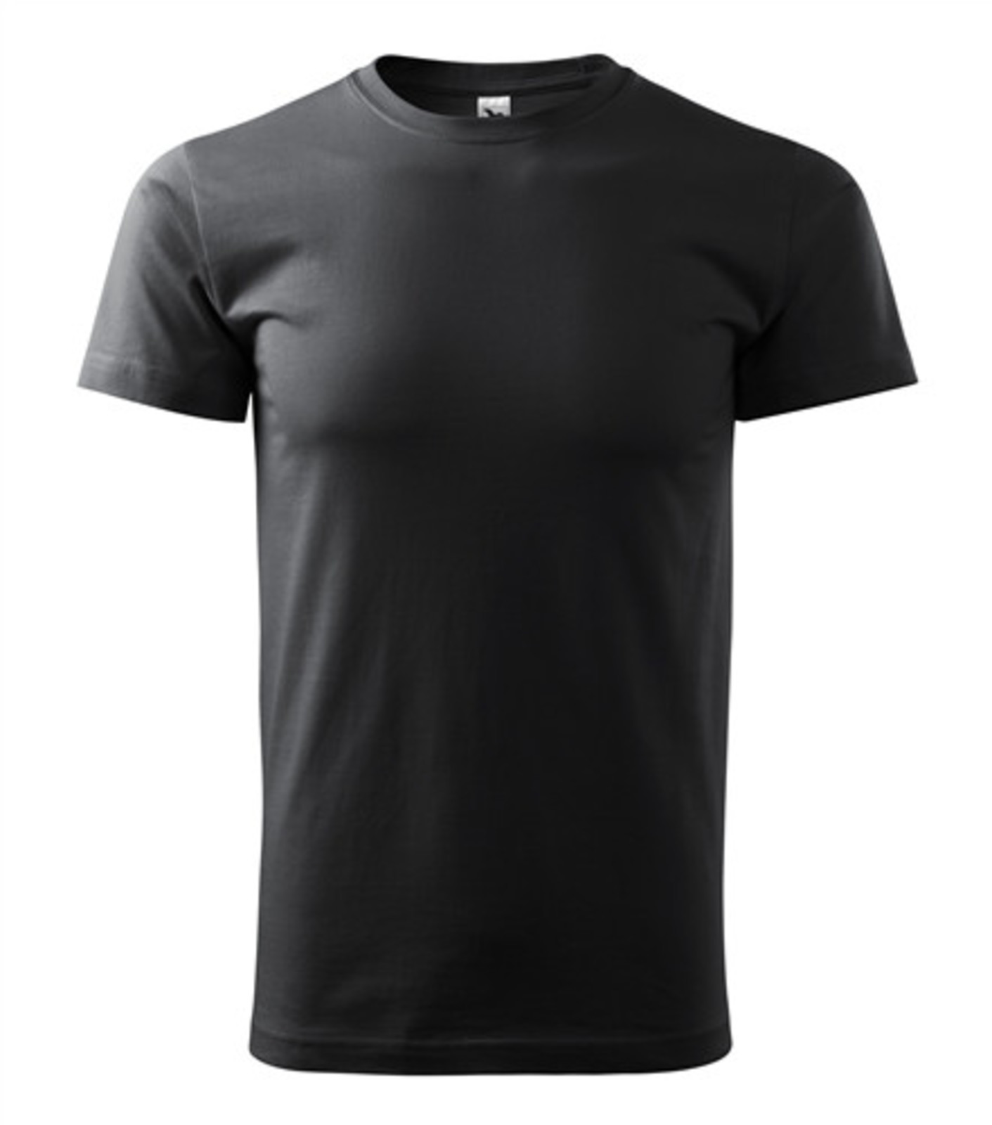 Pánske tričko Malfini Basic 129 - veľkosť: L, farba: šedá ebony