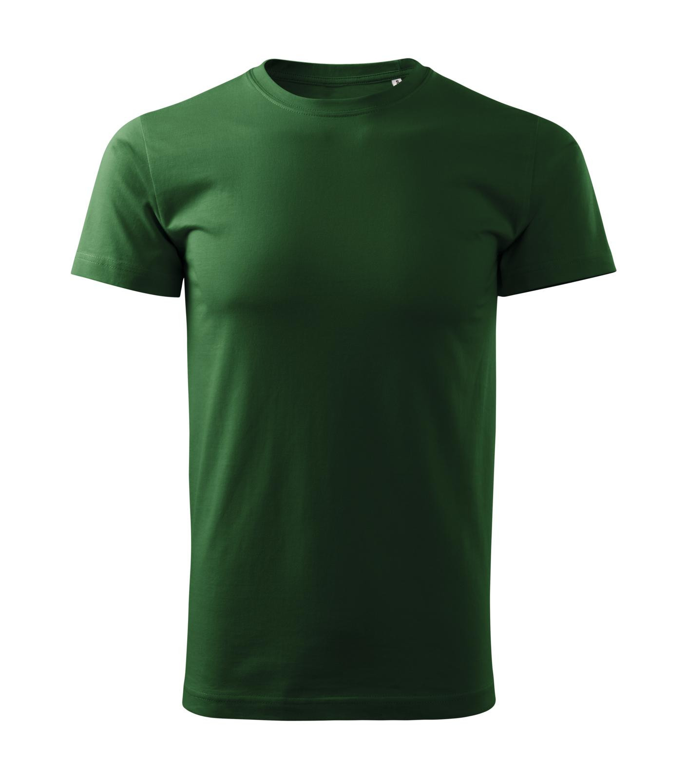 Pánske tričko Malfini Basic Free F29 - veľkosť: XXL, farba: fľašková zelená