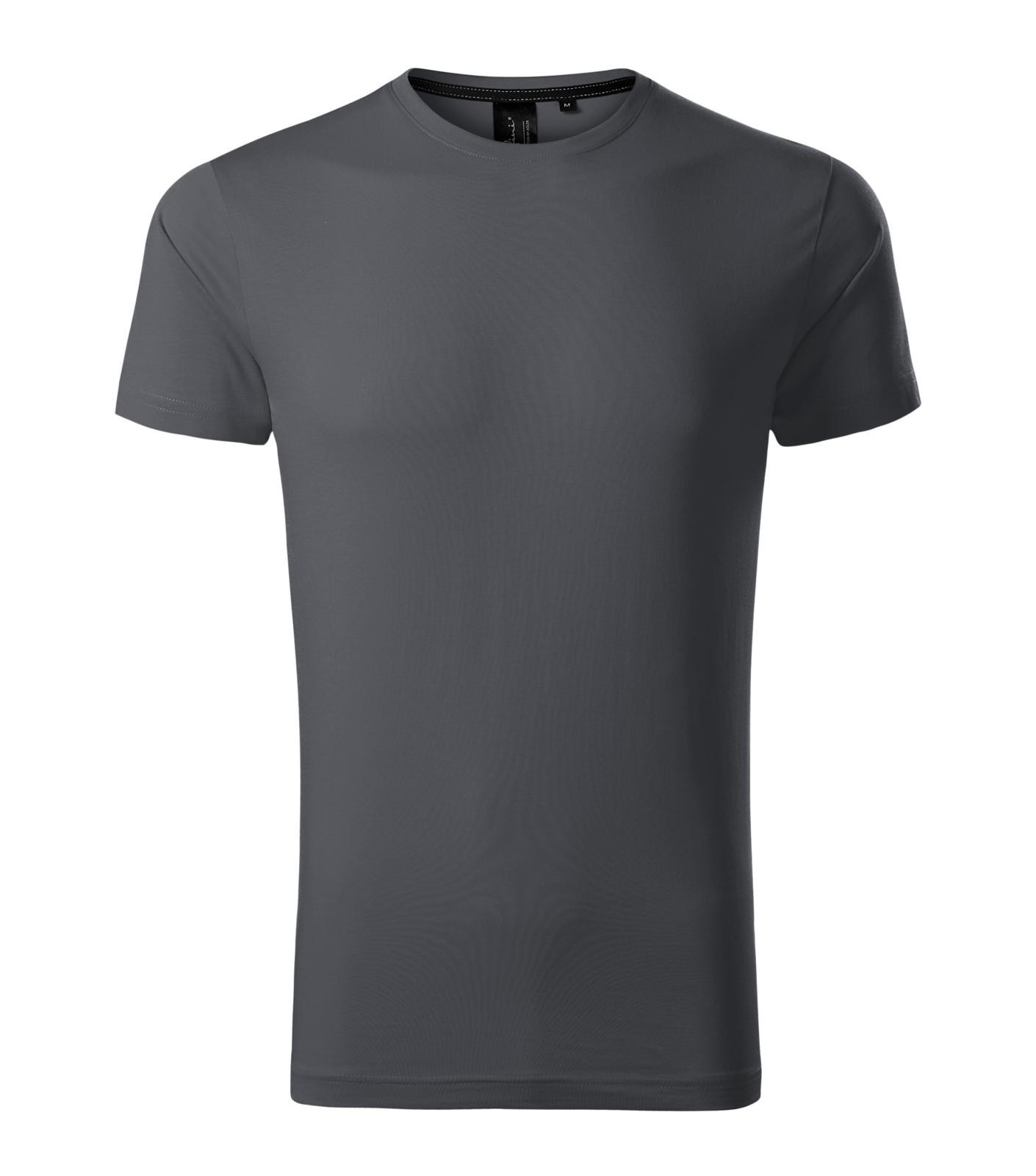 Pánske tričko Malfini Premium Exclusive 153 - veľkosť: M, farba: svetlá antracit