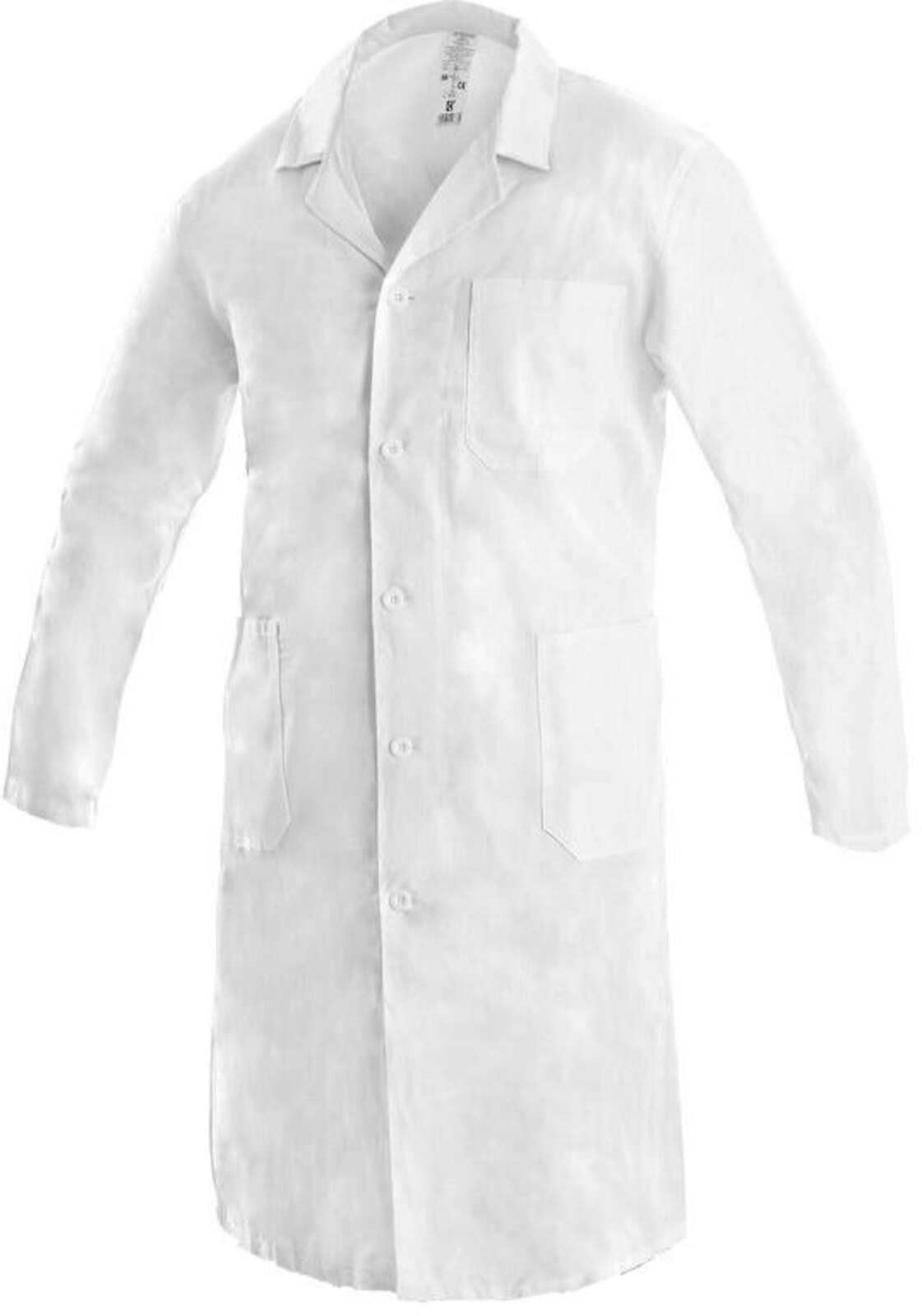 Pánsky plášť CXS Adam - veľkosť: 62, farba: biela