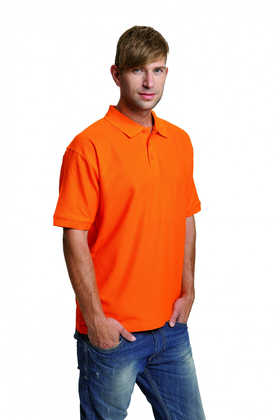 Polokošeľa Dhanu unisex - veľkosť: 3XL, farba: oranžová