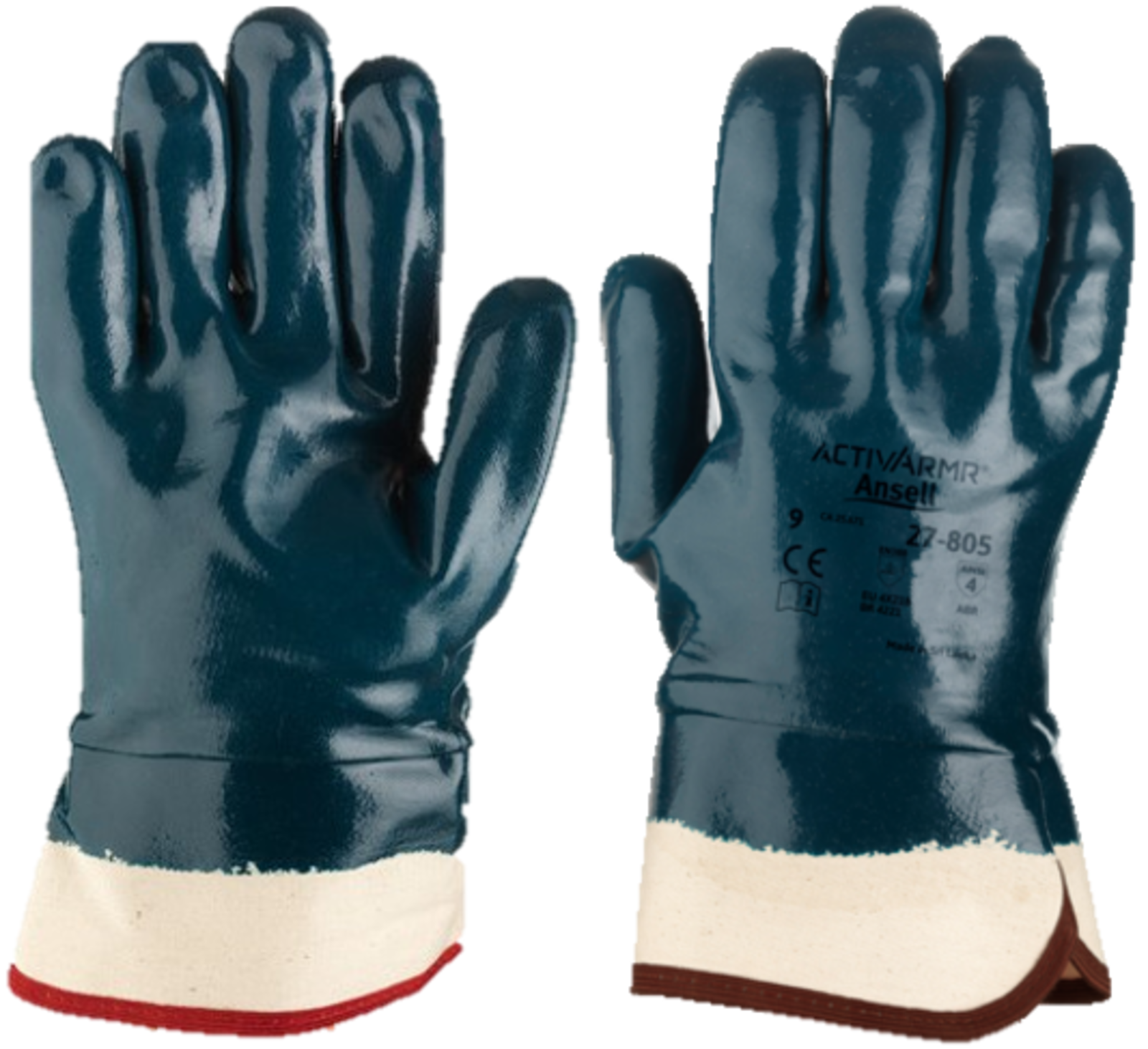 Polomáčané rukavice Ansell 27-805 Hycron  - veľkosť: 10/XL