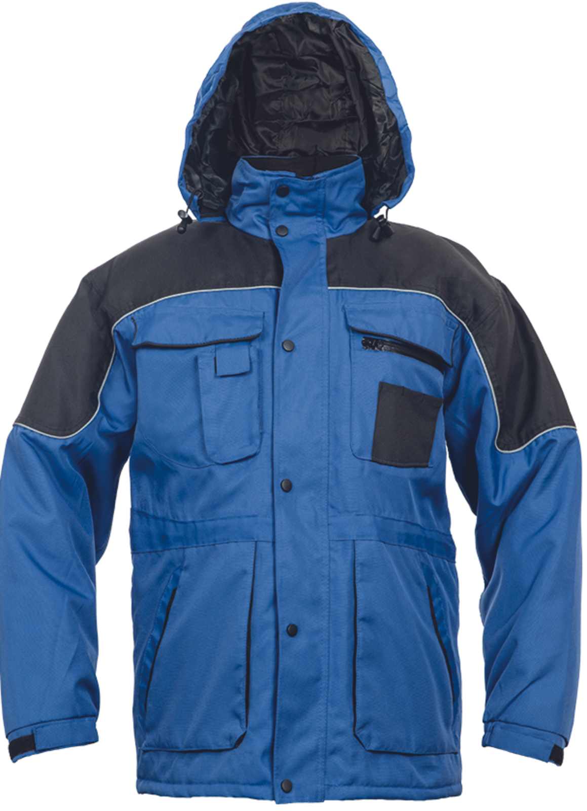 Pracovná bunda Ultimo pánska - veľkosť: XXL, farba: modrá/čierna
