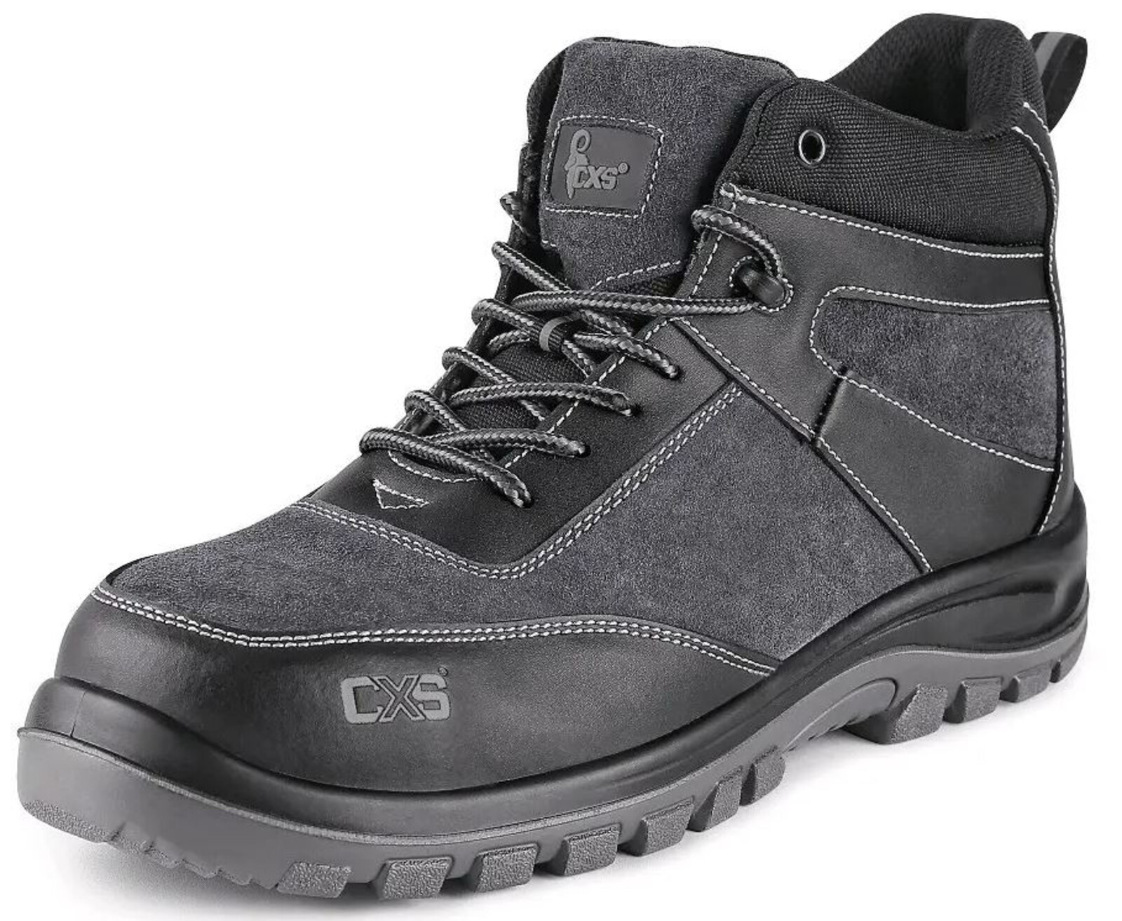 Pracovná členková obuv CXS Profit Win O1 FO SRC - veľkosť: 43, farba: čierna/sivá