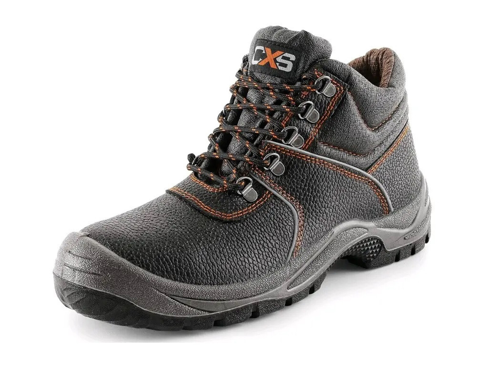 Pracovná členková obuv CXS Stone Apatit O2 FO SRC - veľkosť: 38, farba: čierna/oranžová