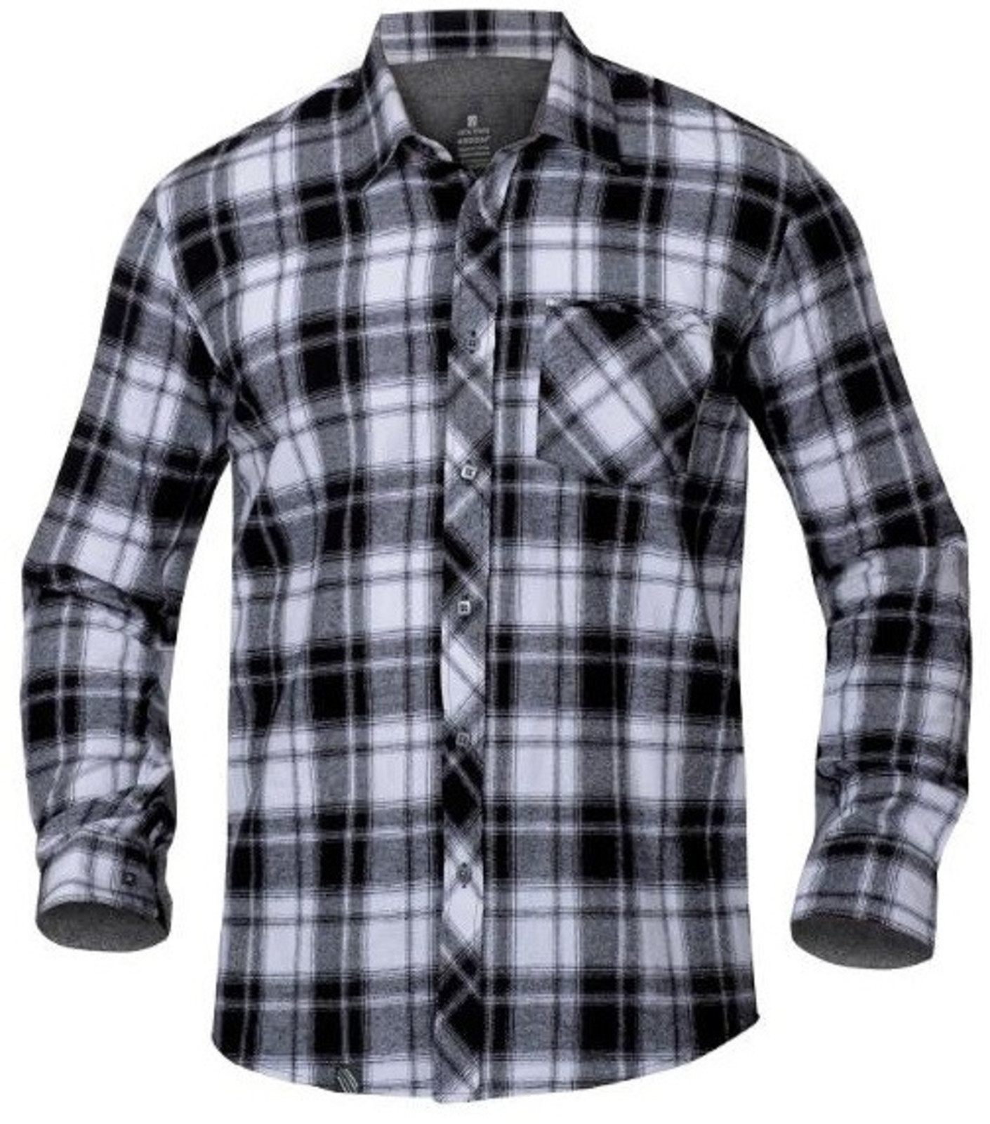 Pracovná flanelová košeľa ARDON® Optiflannel - veľkosť: 4XL, farba: čierna