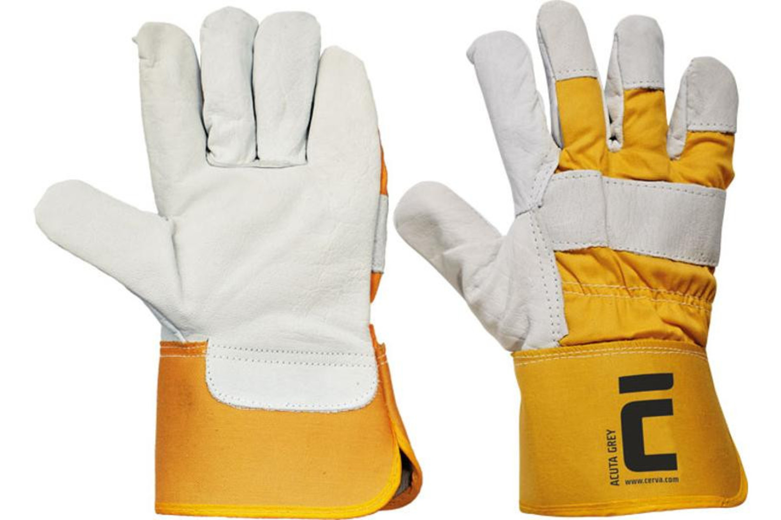 Pracovné rukavice Acuta Grey kombinované - veľkosť: 10/XL