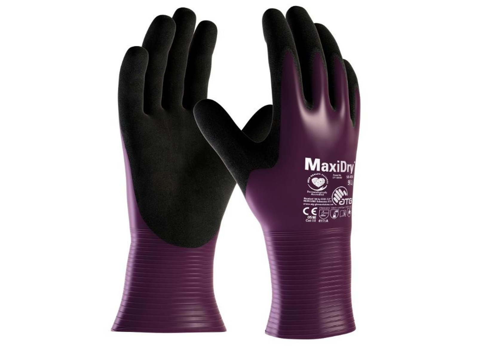 Pracovné rukavice ATG maxi dry 56-426nylon - veľkosť: 7/S, farba: fialová