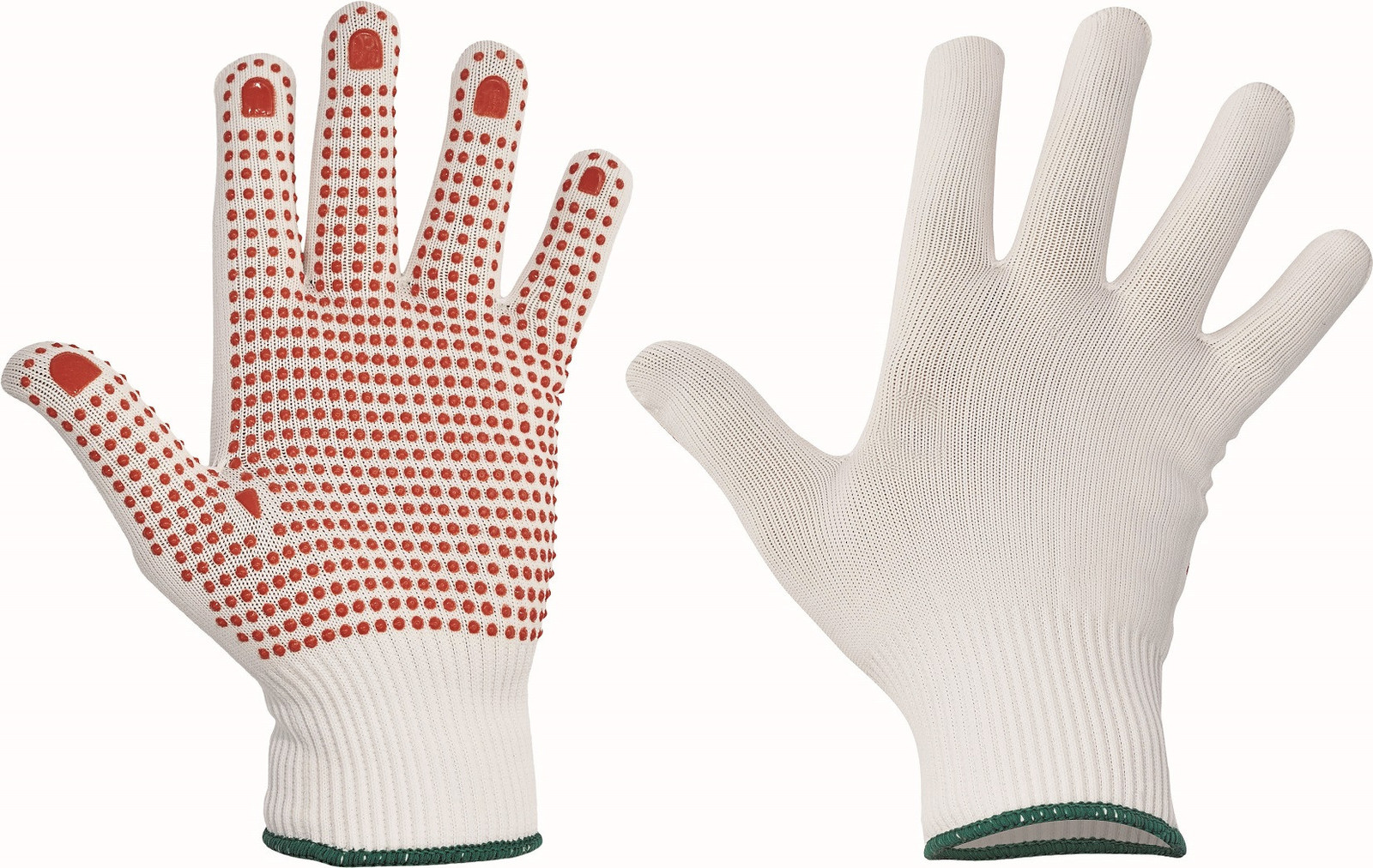 Pracovné rukavice Gannet s PVC terčíkmi - veľkosť: 10/XL