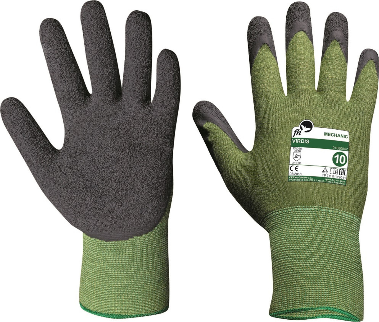 Pracovné rukavice Virdis - veľkosť: 10/XL
