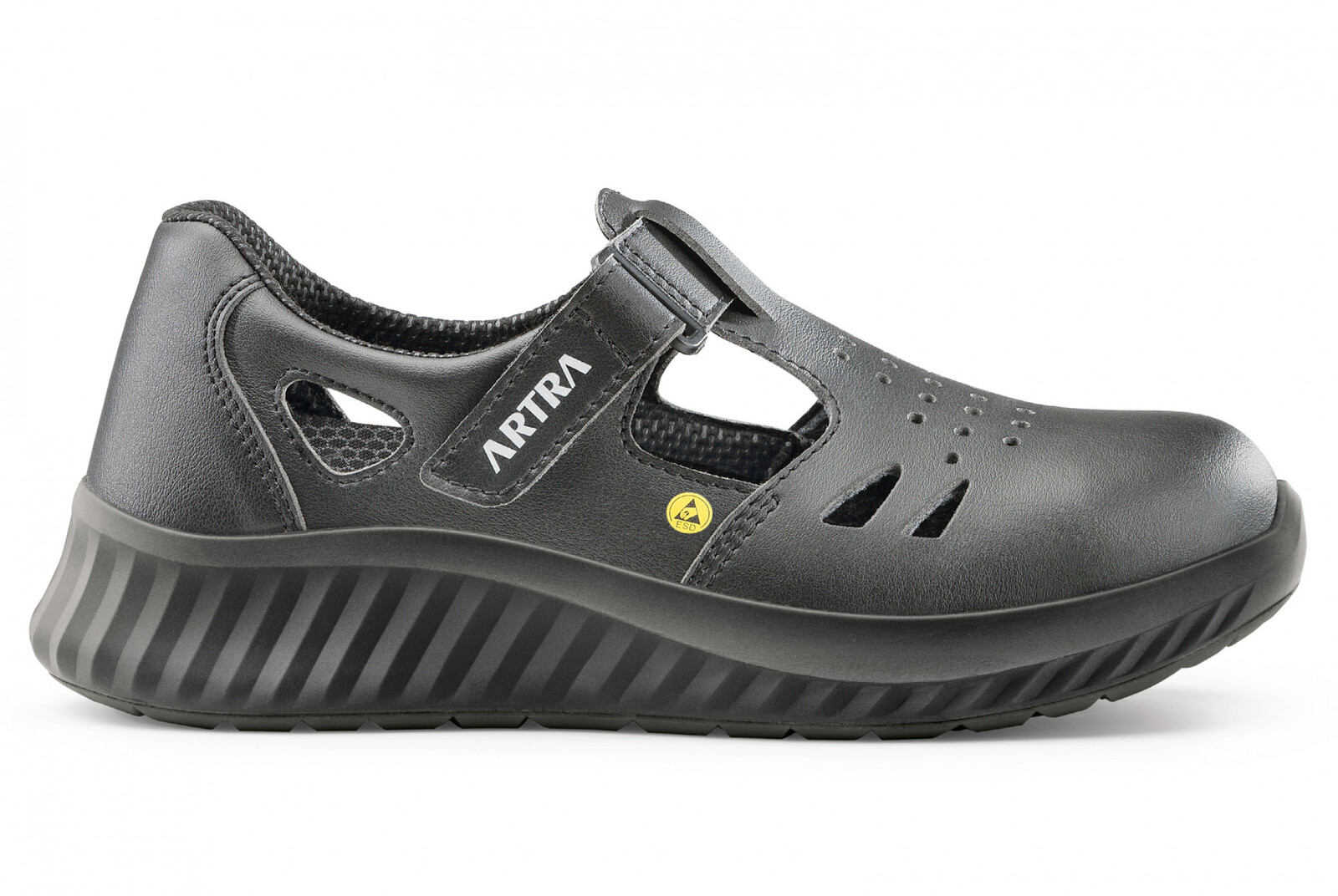 Pracovné sandále Artra Armen 9007 6660 O1 FO SRC ESD MF - veľkosť: 47, farba: čierna