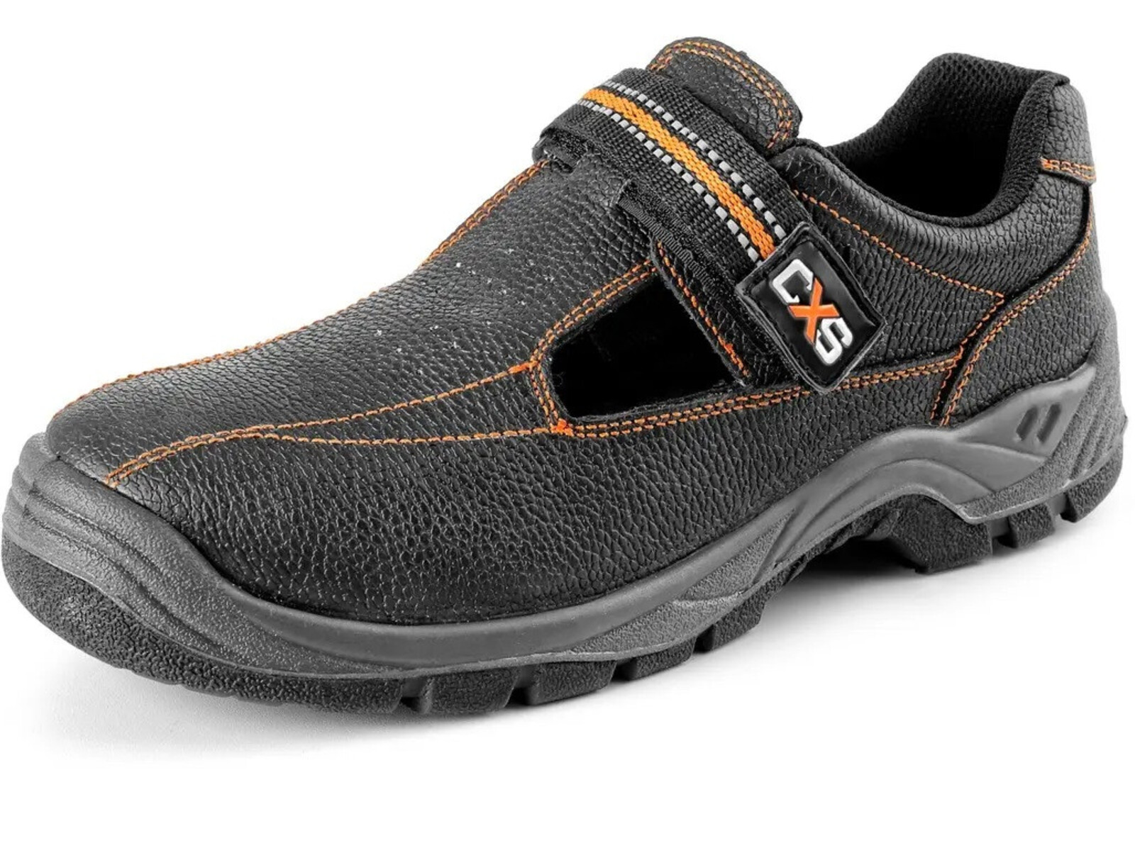 Pracovné sandále CXS Stone Nefrit O1 FO SRC - veľkosť: 39, farba: čierna/oranžová