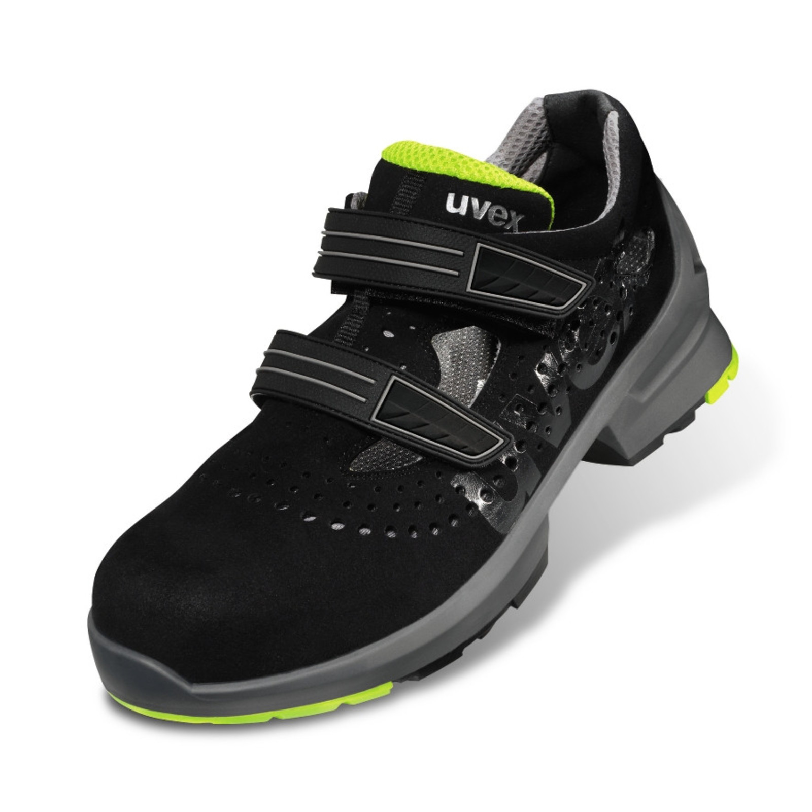 Pracovné sandále Uvex 1 S1 - veľkosť: 45, farba: čierna