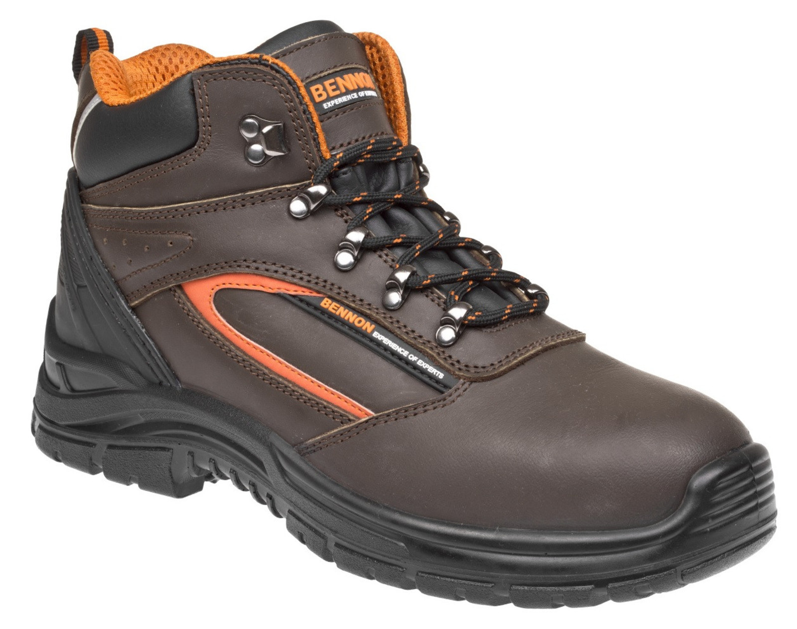 Pracovné topánky Bennon Farmis O1 - veľkosť: 47, farba: hnedá