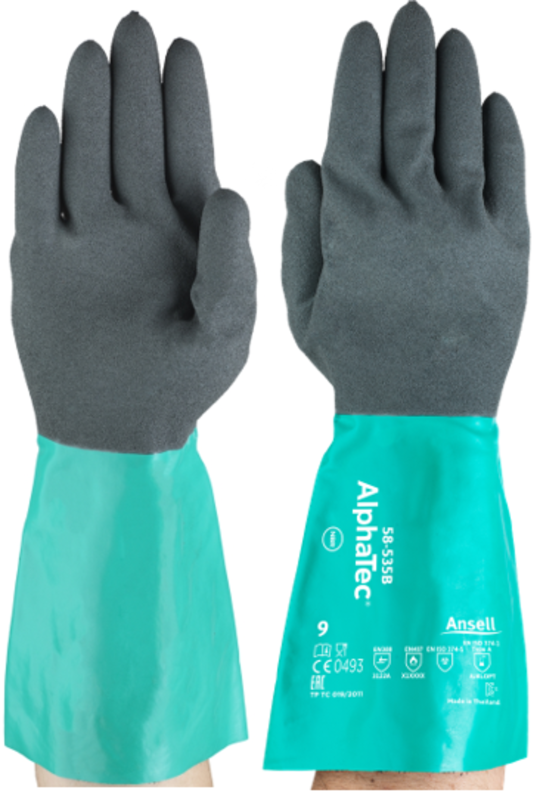 Protichemické rukavice 58-535 AlphaTec - veľkosť: 10/XL