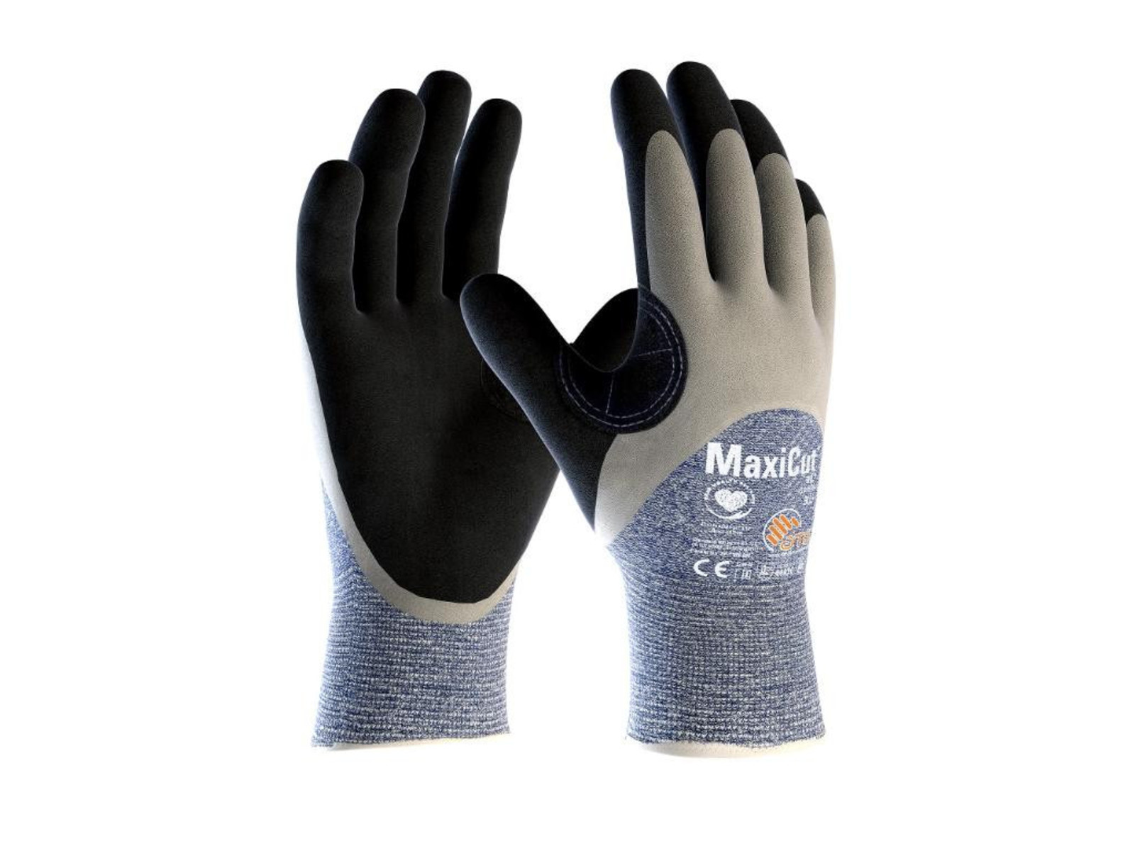 Protiporezné rukavice ATG MaxiCut Oil 34-505 - veľkosť: 10/XL, farba: modrá