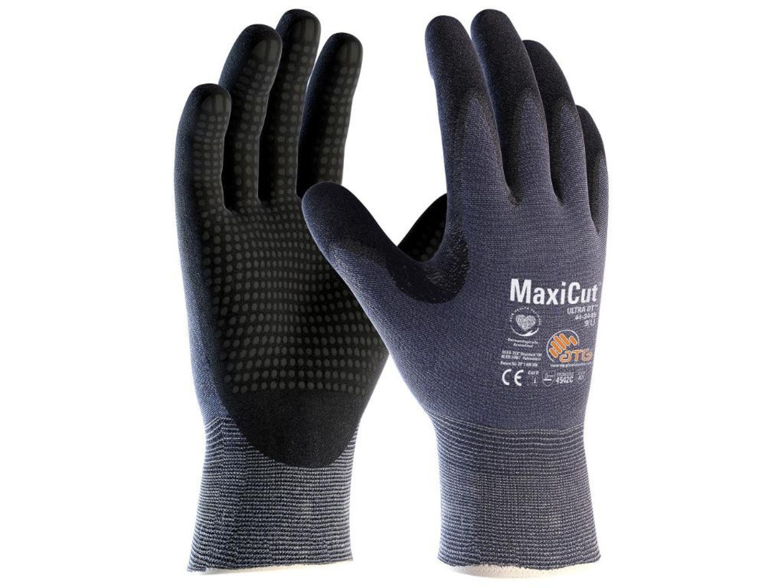 Protiporézne rukavice ATG MaxiCut Ultra 44-3445 - veľkosť: 11/XXL, farba: modrá