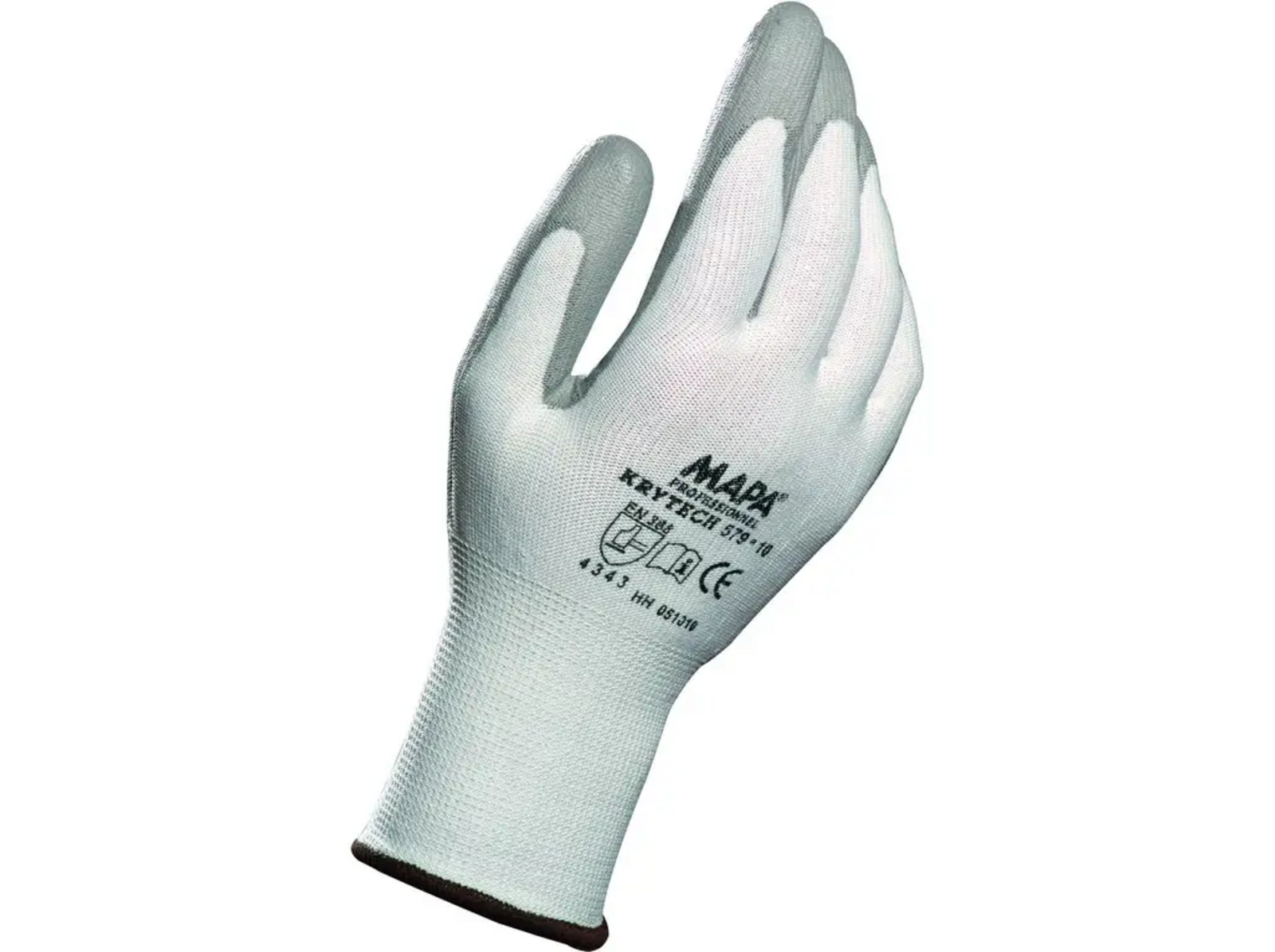 Protiporezové rukavice Mapa Krytech 579 - veľkosť: 8/M, farba: biela/sivá
