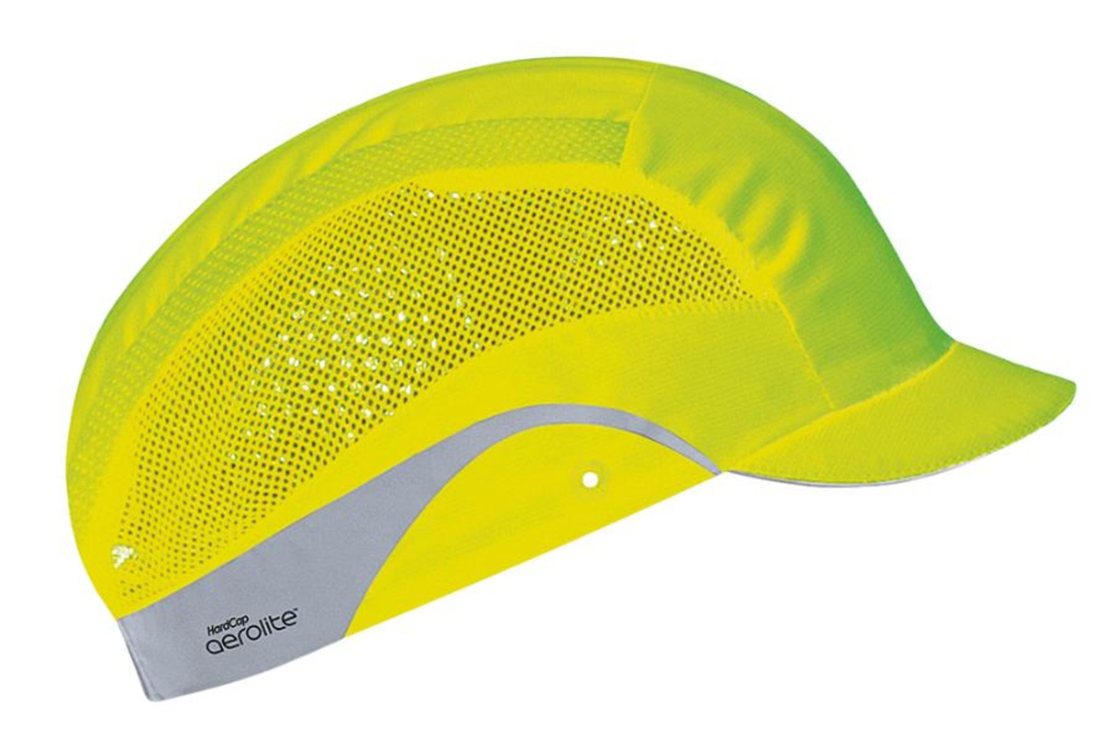 Reflexná bezpečnostná šiltovka Hardcap Aerolite s plastovou výstuhou - farba: HV žltá