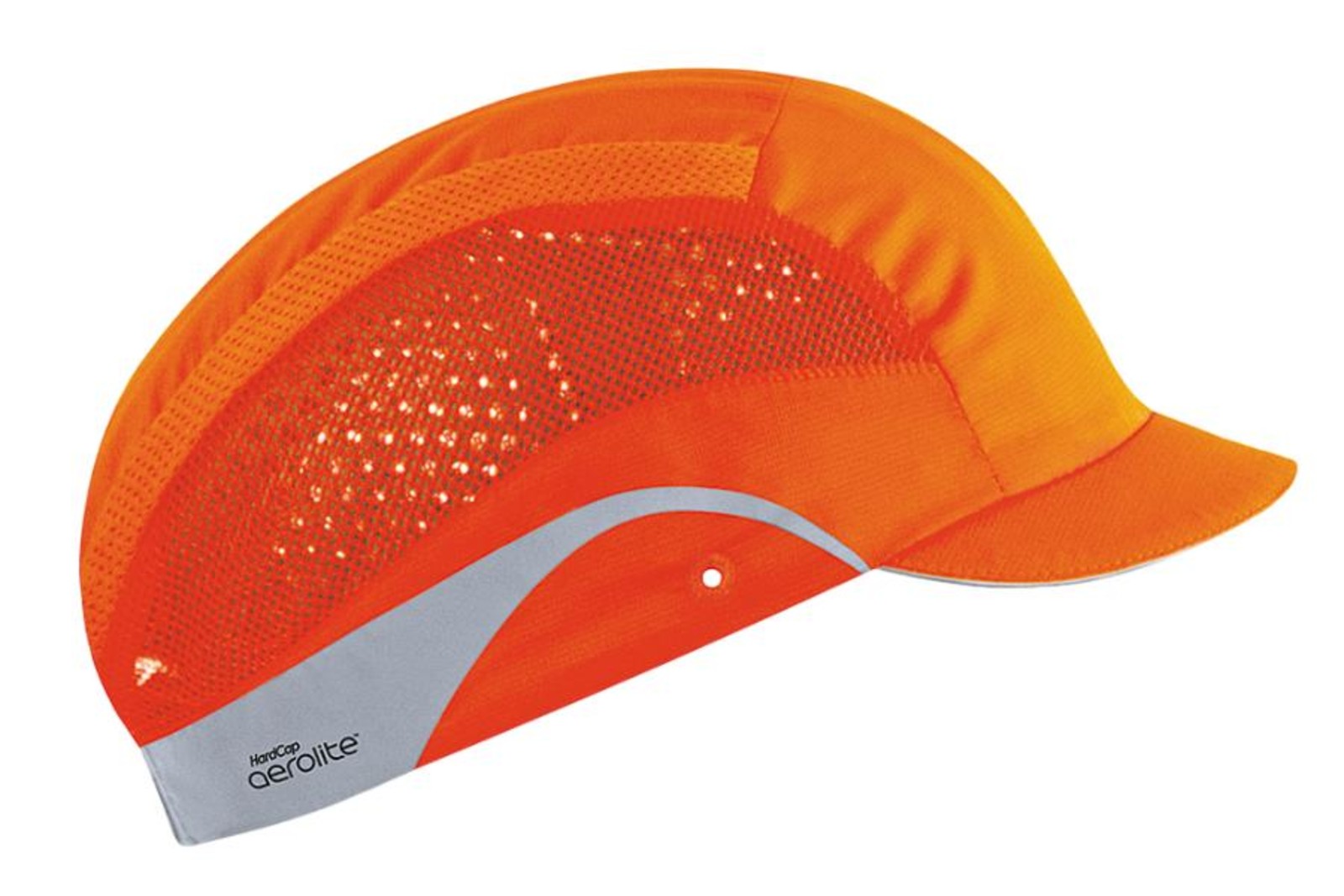Reflexná bezpečnostná šiltovka Hardcap Aerolite s plastovou výstuhou - farba: HV oranžová