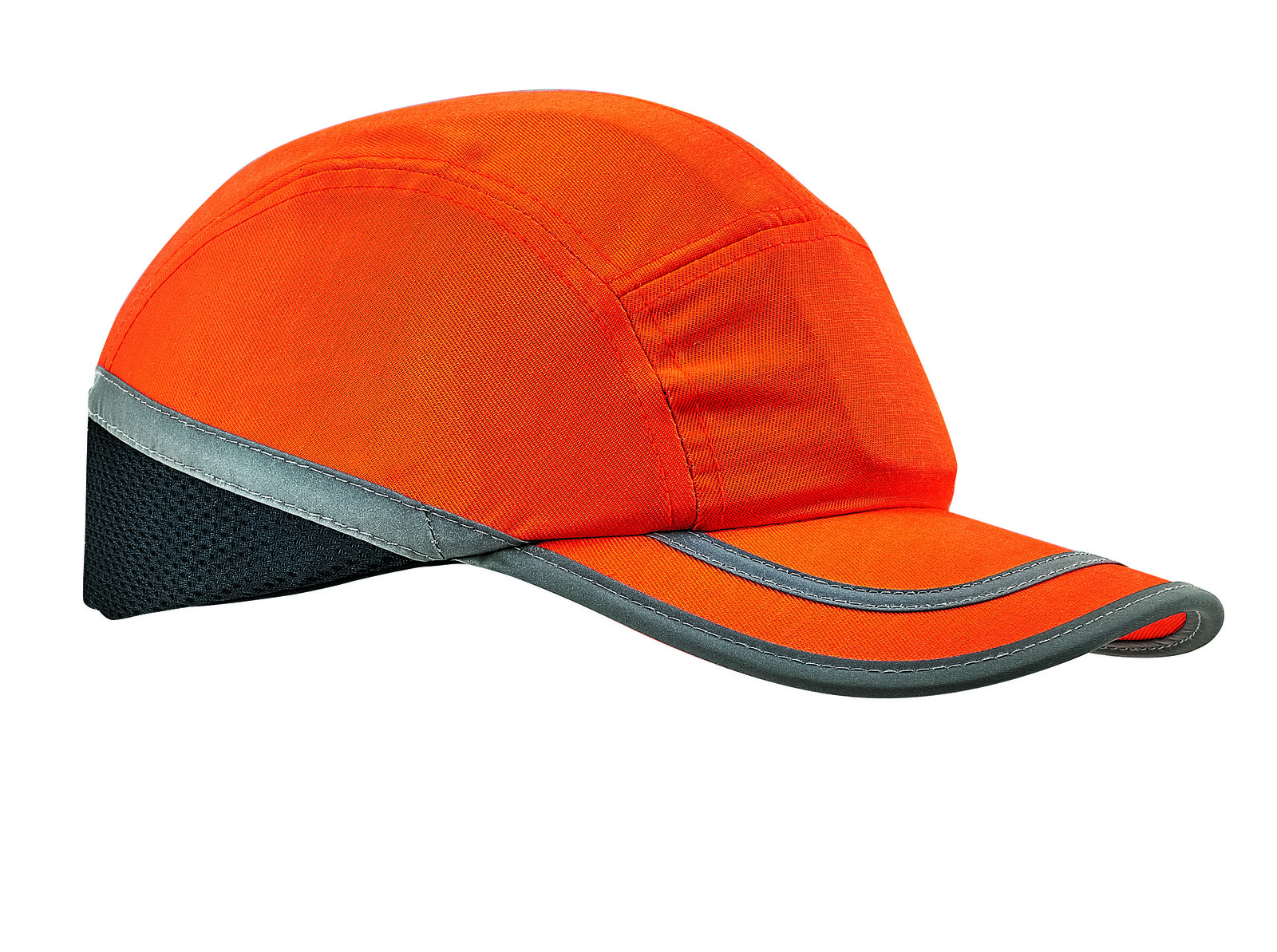 Reflexná bezpečnostná šiltovka Hartebeest s plastovou výstuhou - farba: HV oranžová