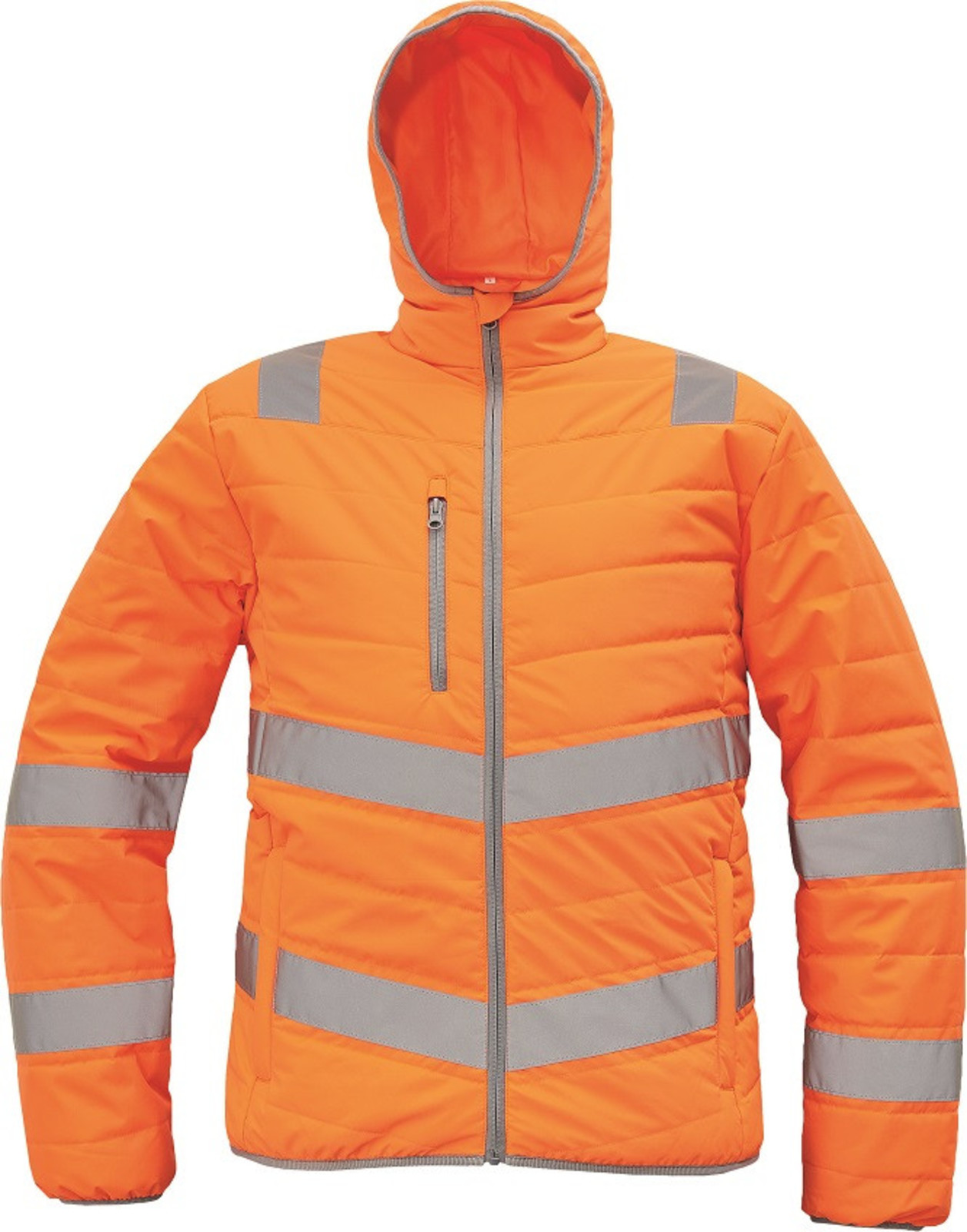 Reflexná bunda Cerva Montrose pánska - veľkosť: L, farba: oranžová