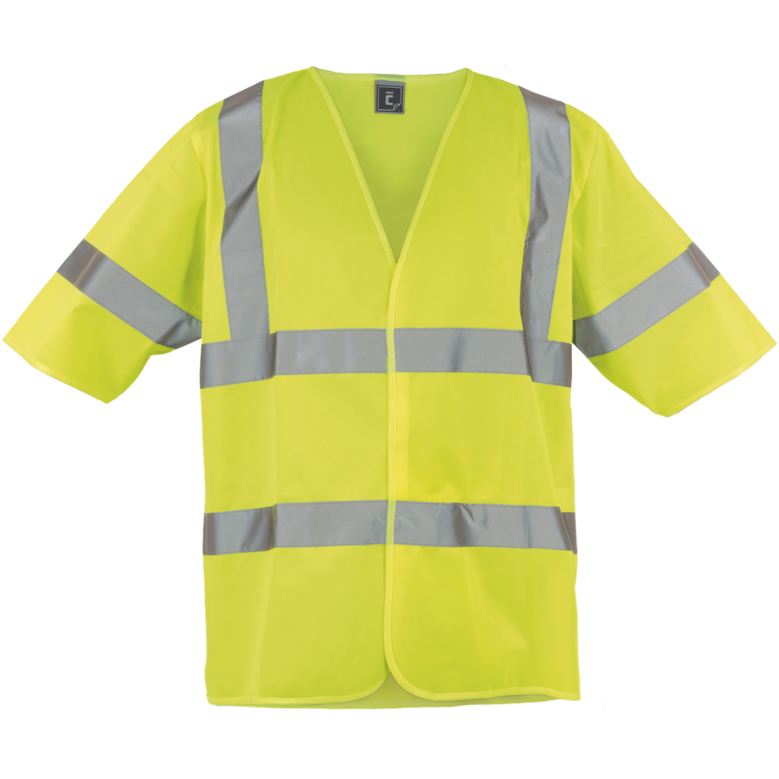 Reflexná HI-VIS vesta Cerva Yarra HV s krátkym rukávom - veľkosť: L, farba: HV žltá