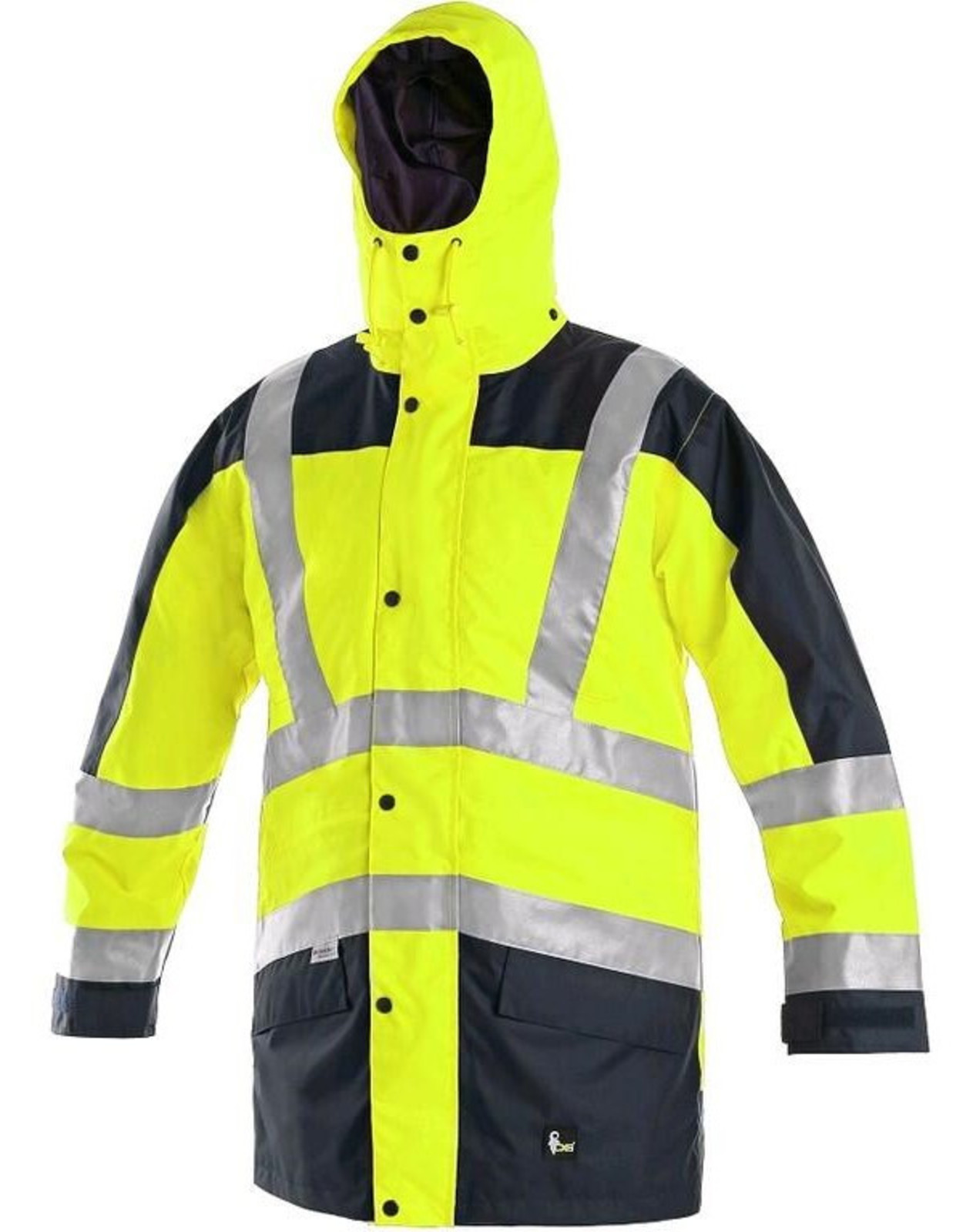 Reflexná pracovná bunda CXS London 5v1 - veľkosť: M, farba: žltá/navy