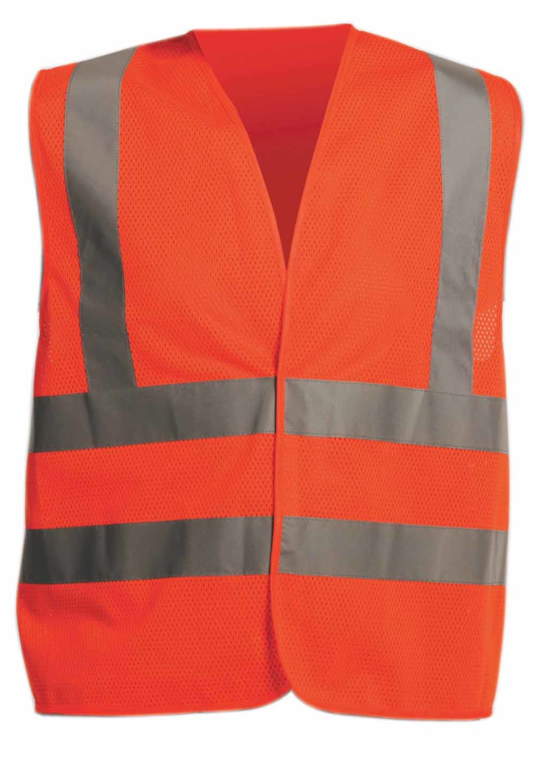 Reflexná pracovná vesta Quoll letná - veľkosť: L, farba: oranžová