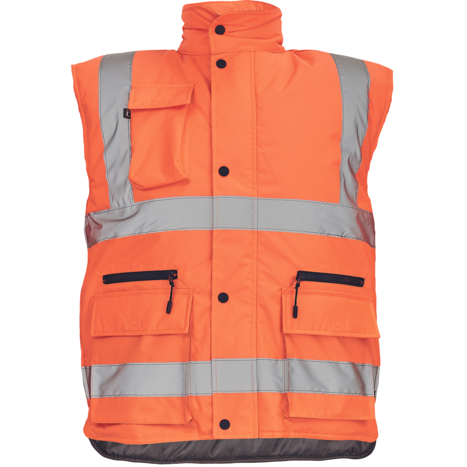 Reflexná zateplená pracovná vesta Cerva Cordoba HV - veľkosť: L, farba: oranžová