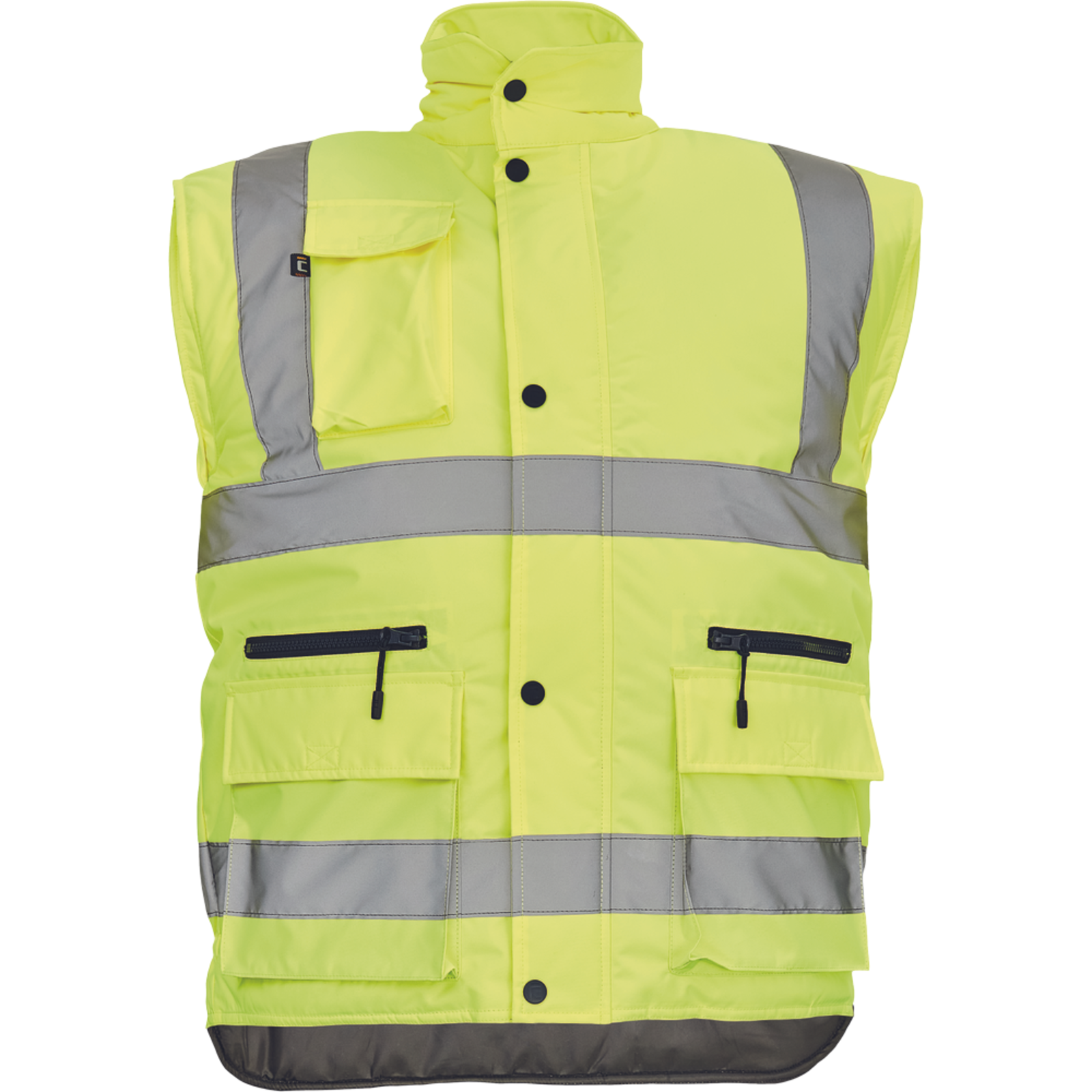 Reflexná zateplená pracovná vesta Cerva Cordoba HV - veľkosť: XL, farba: žltá