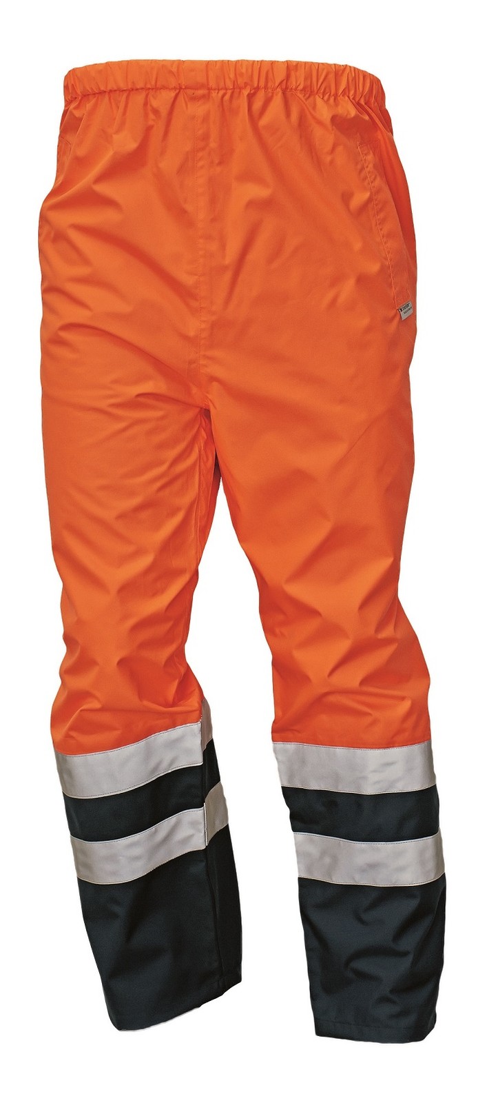 Reflexné pracovné nohavice Epping - veľkosť: L, farba: oranžová/navy