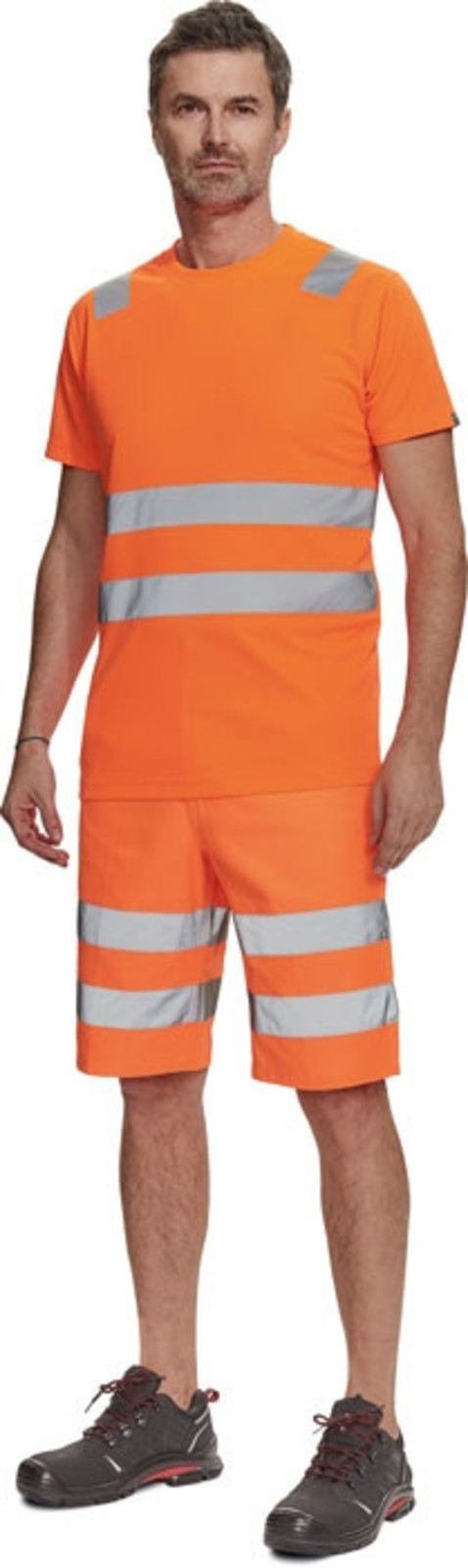 Reflexné tričko Cerva Teruel HV - veľkosť: M, farba: oranžová