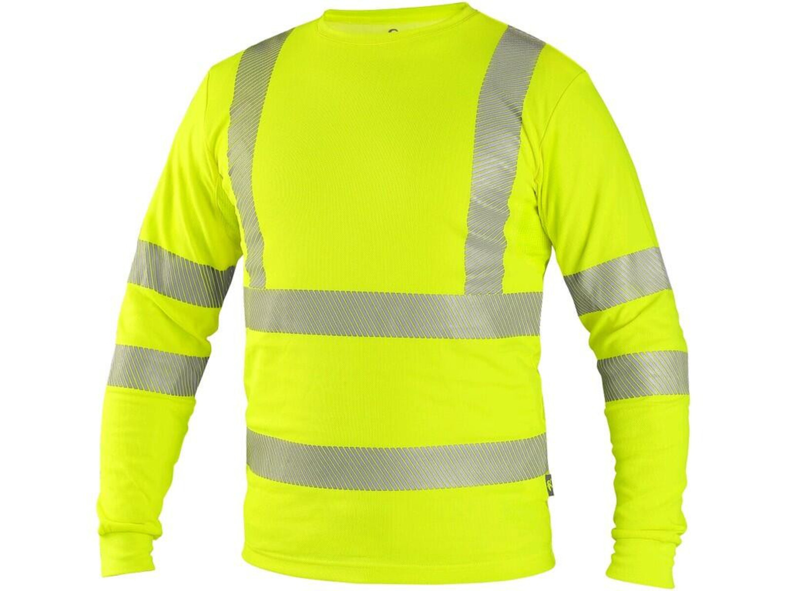Reflexné tričko s dlhým rukávom CXS Oldham  - veľkosť: 3XL, farba: fluorescenčno oranžová