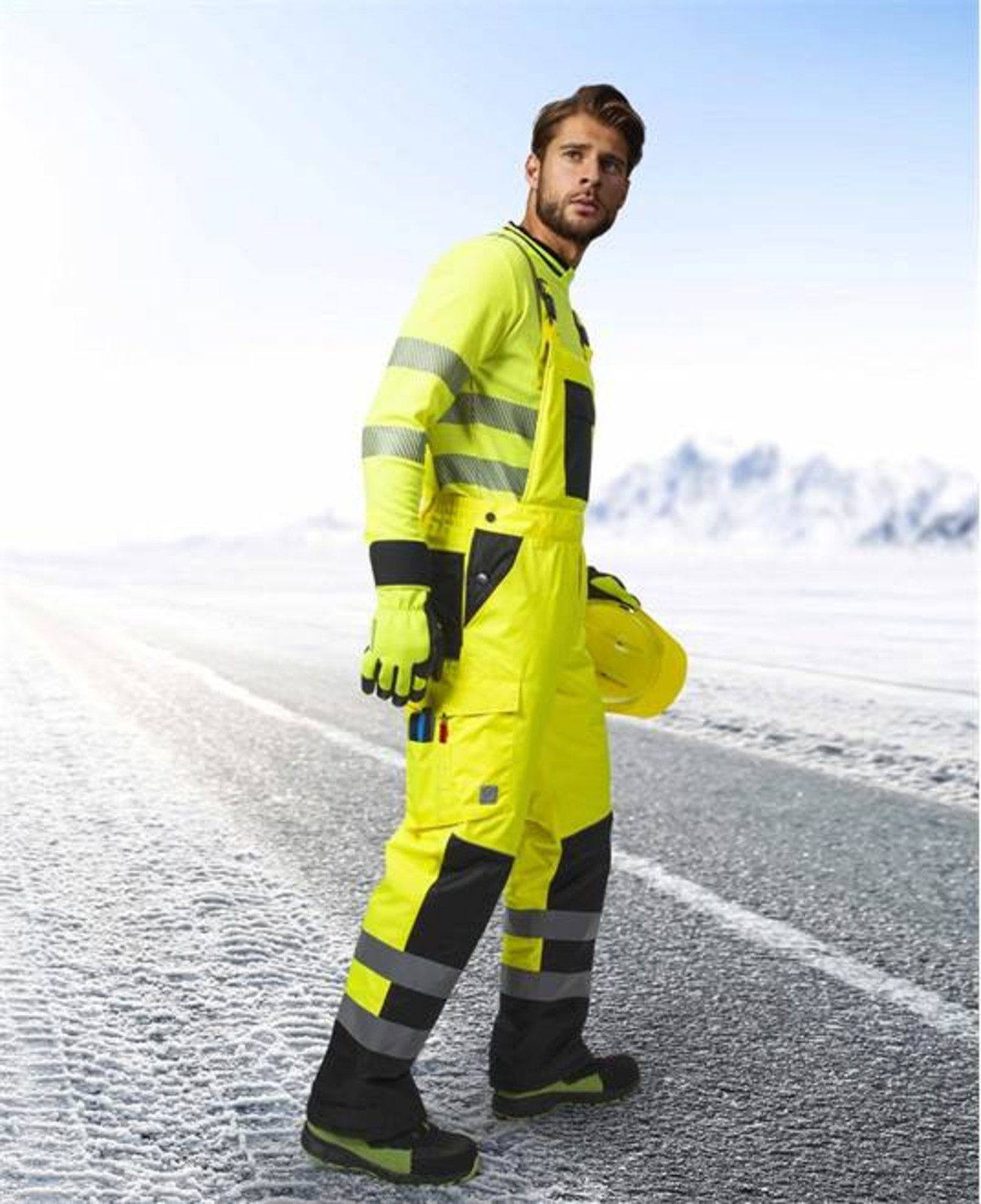 Reflexné zimné nohavice na traky ARDON® Howard - veľkosť: S, farba: žltá